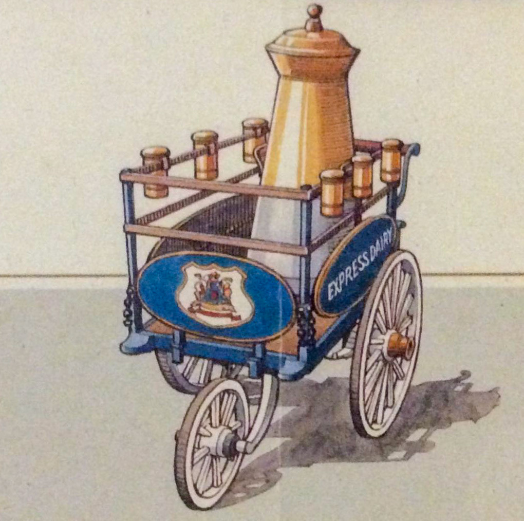 1910? Express Tricycle Hand cart (Courtesy Michael Aldread Collection)