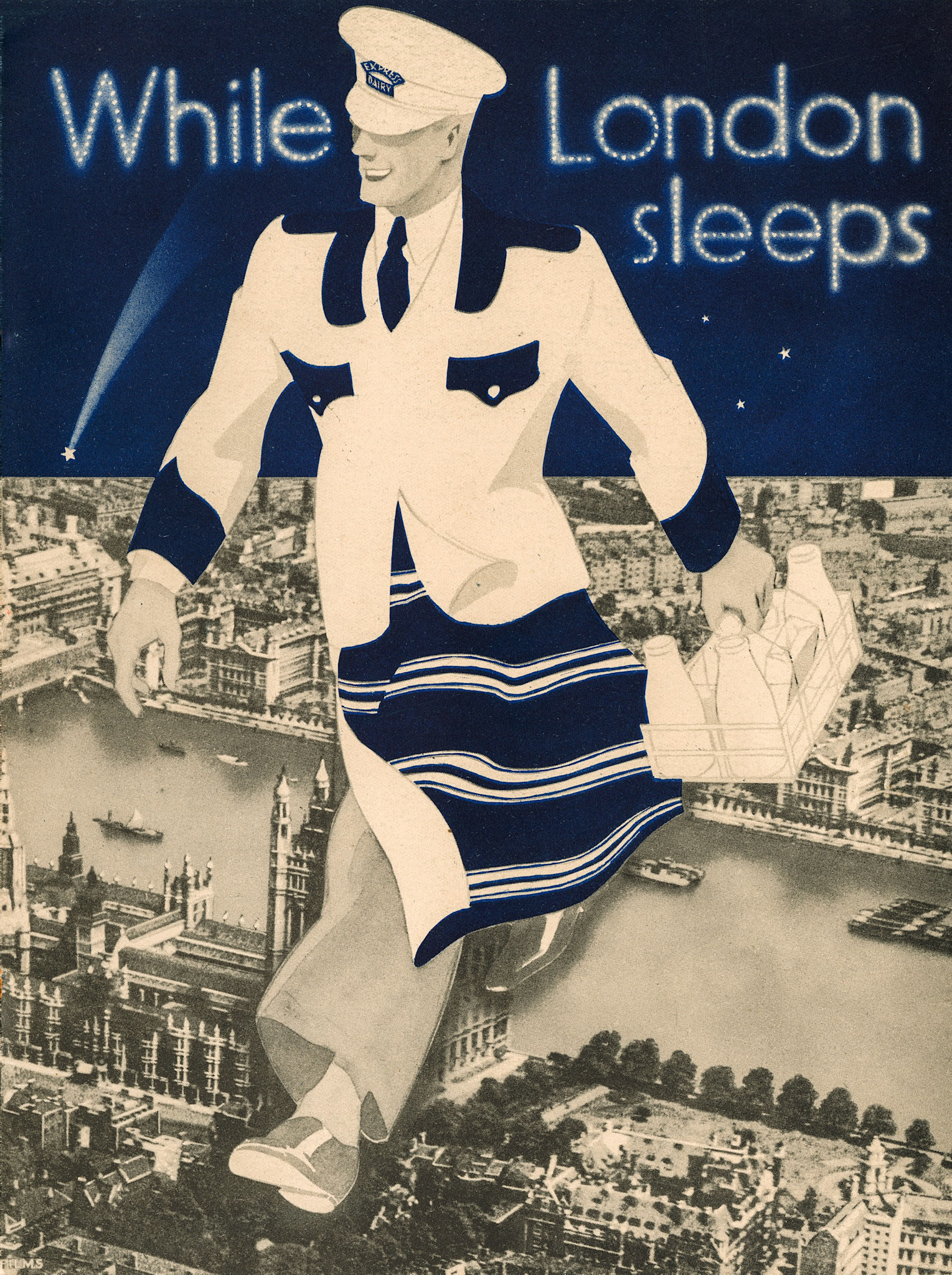 1930's 'While London Sleeps' Booklet, published by Express Dairy