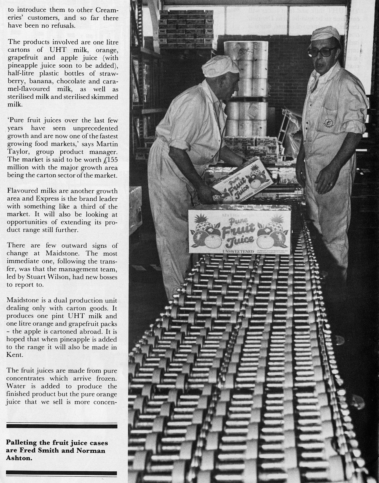 1981 Fruit Juice production