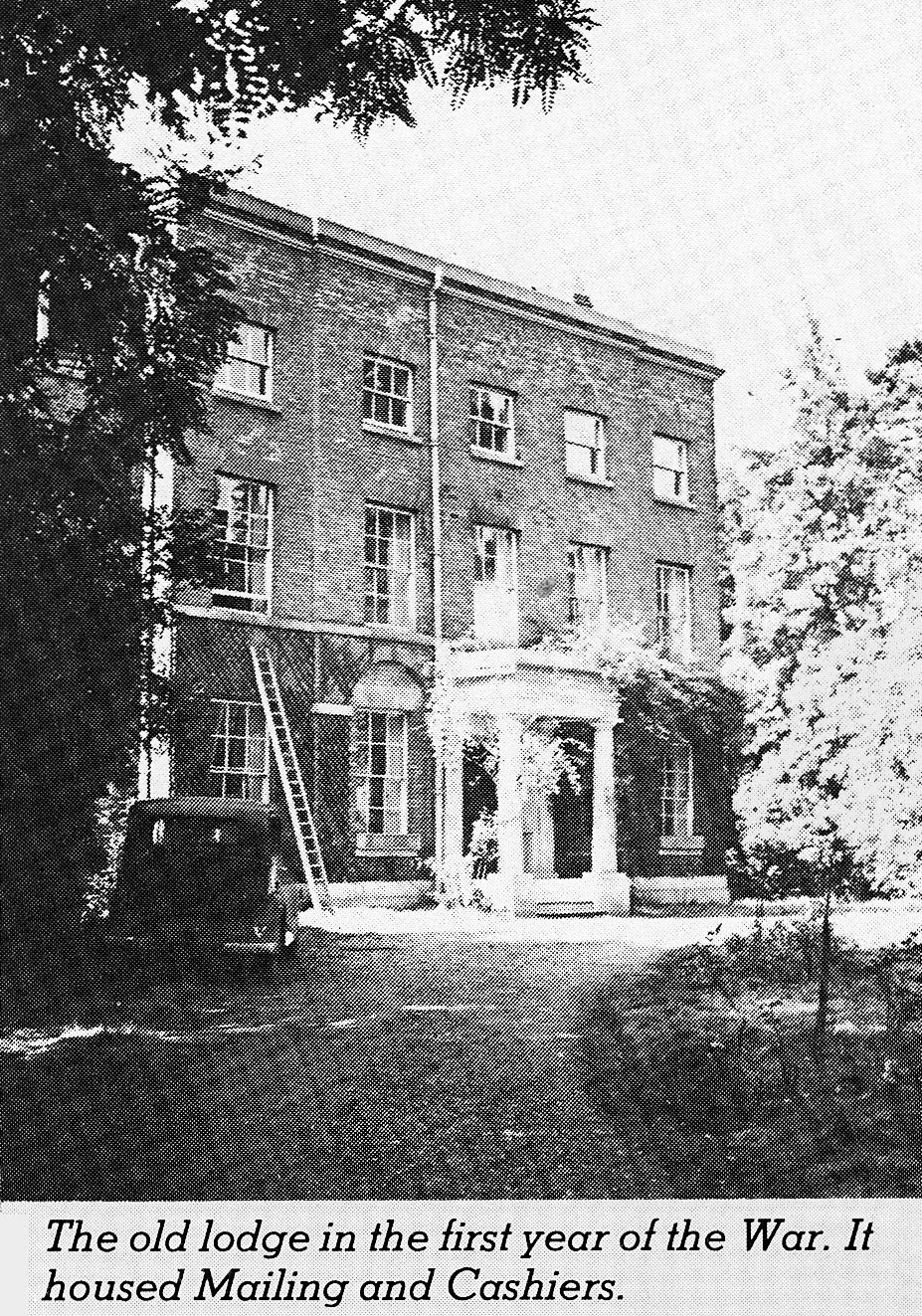 1939 Thames Ditton-old lodge used as offices whilst the new building was finished. (Insert in MMB Magazine, 1983 Sept-Oct, courtesy Andy Wallis)