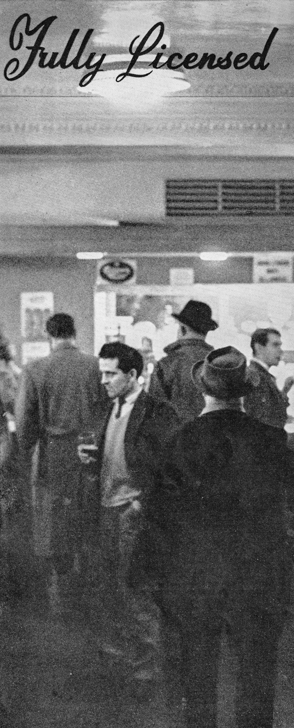 1960's Victoria Underground Station bar, one of Spiers &amp; Ponds many railway catering outlets. (From Express Story 1864 - 1964)