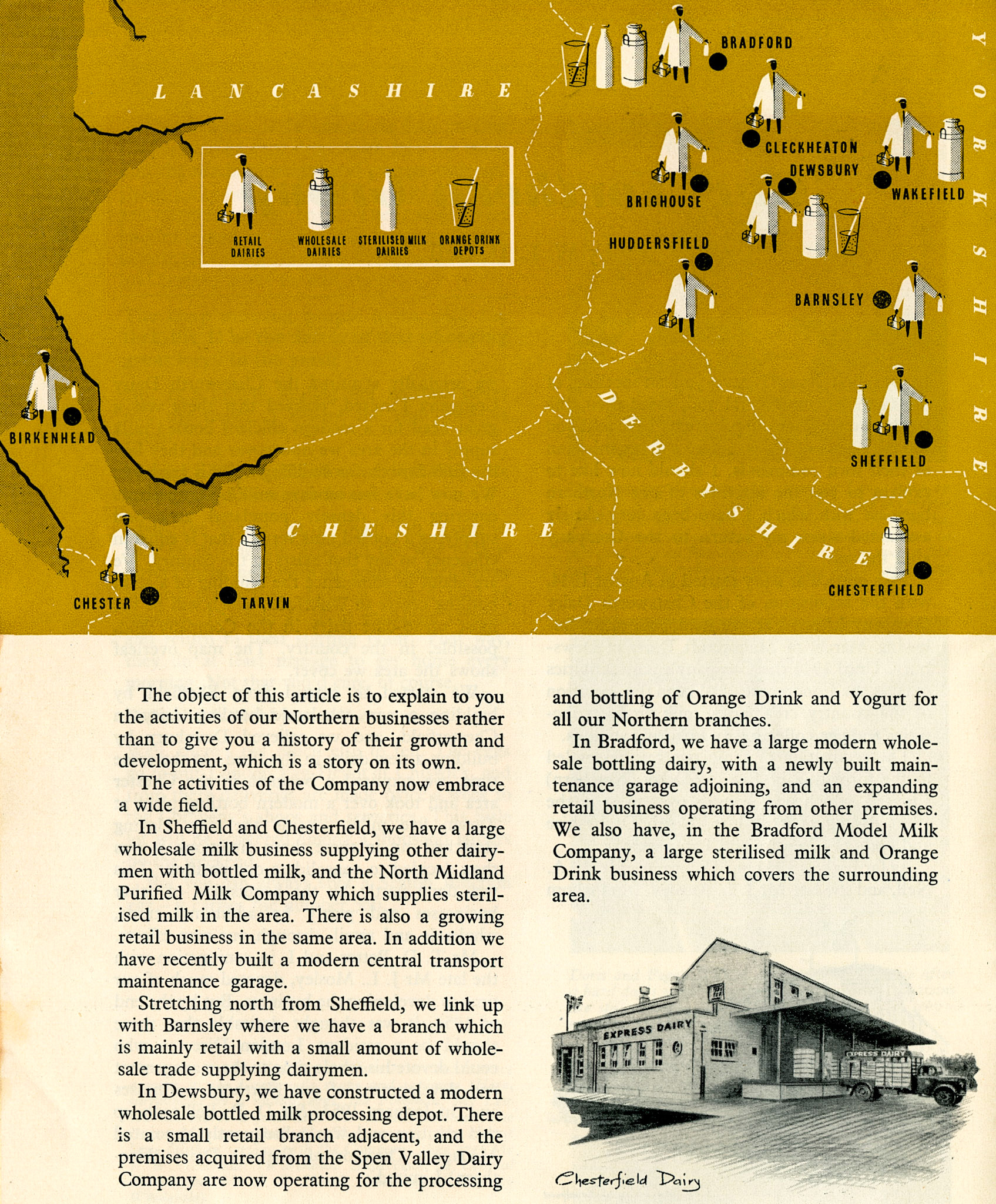1957 Express Dairy Northern article from Express News