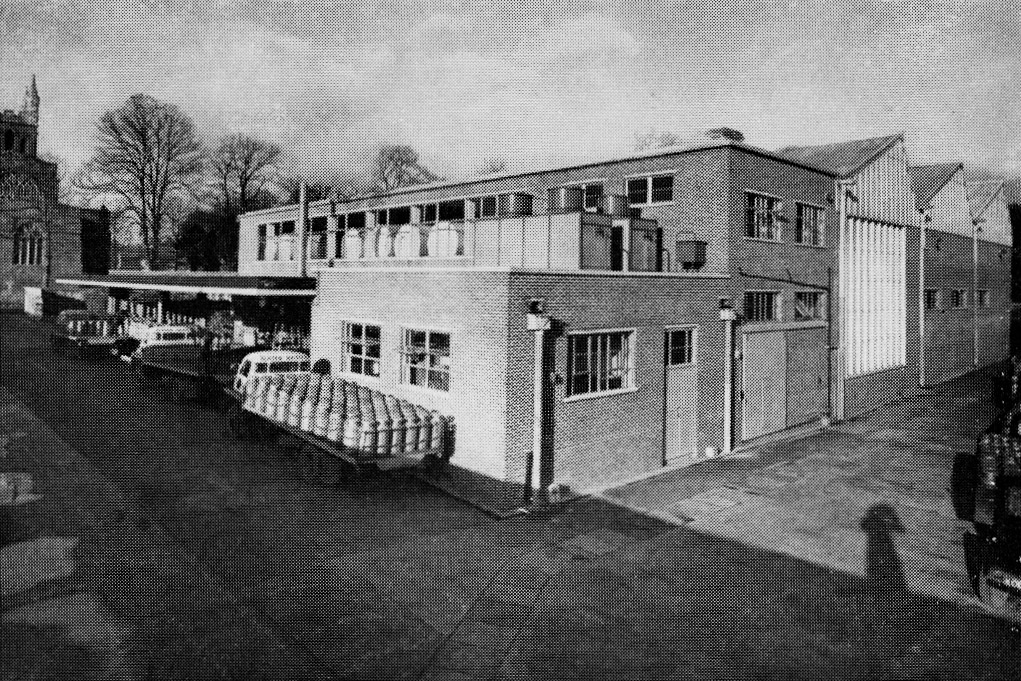 1962 Crediton Creamery, employed 65 staff. Phillip Budd comments "Yes I remember it well, as my first job was on the dock, with Jack Hoskins, Wilf and Les plus Roy... sorry no surnames as this was around 1962/63 as a young lad of 15 years old." (Express News Christmas)