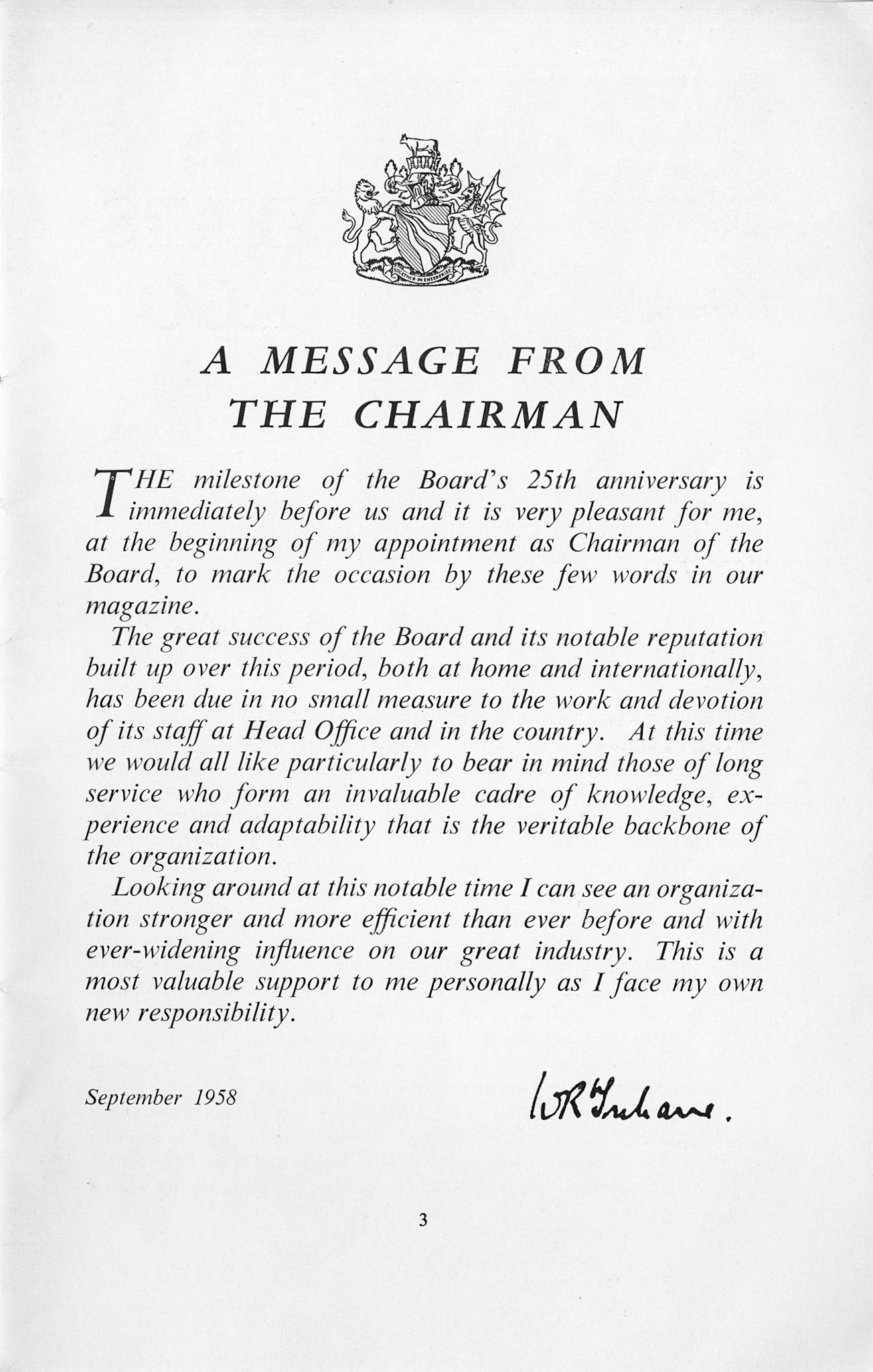1958 MMB Magazine, 25 Year Anniversary Edition, Autumn-Vol 5, No 3