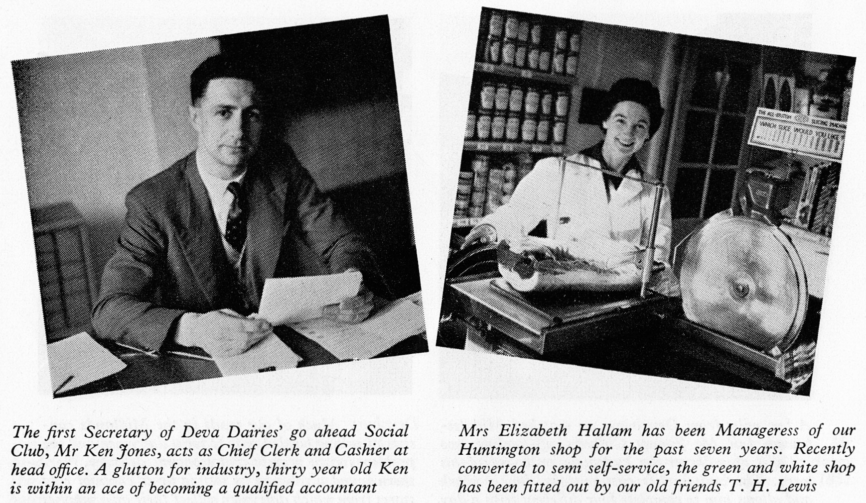 1957 Chester- Deva Dairies, and Huntington Shop