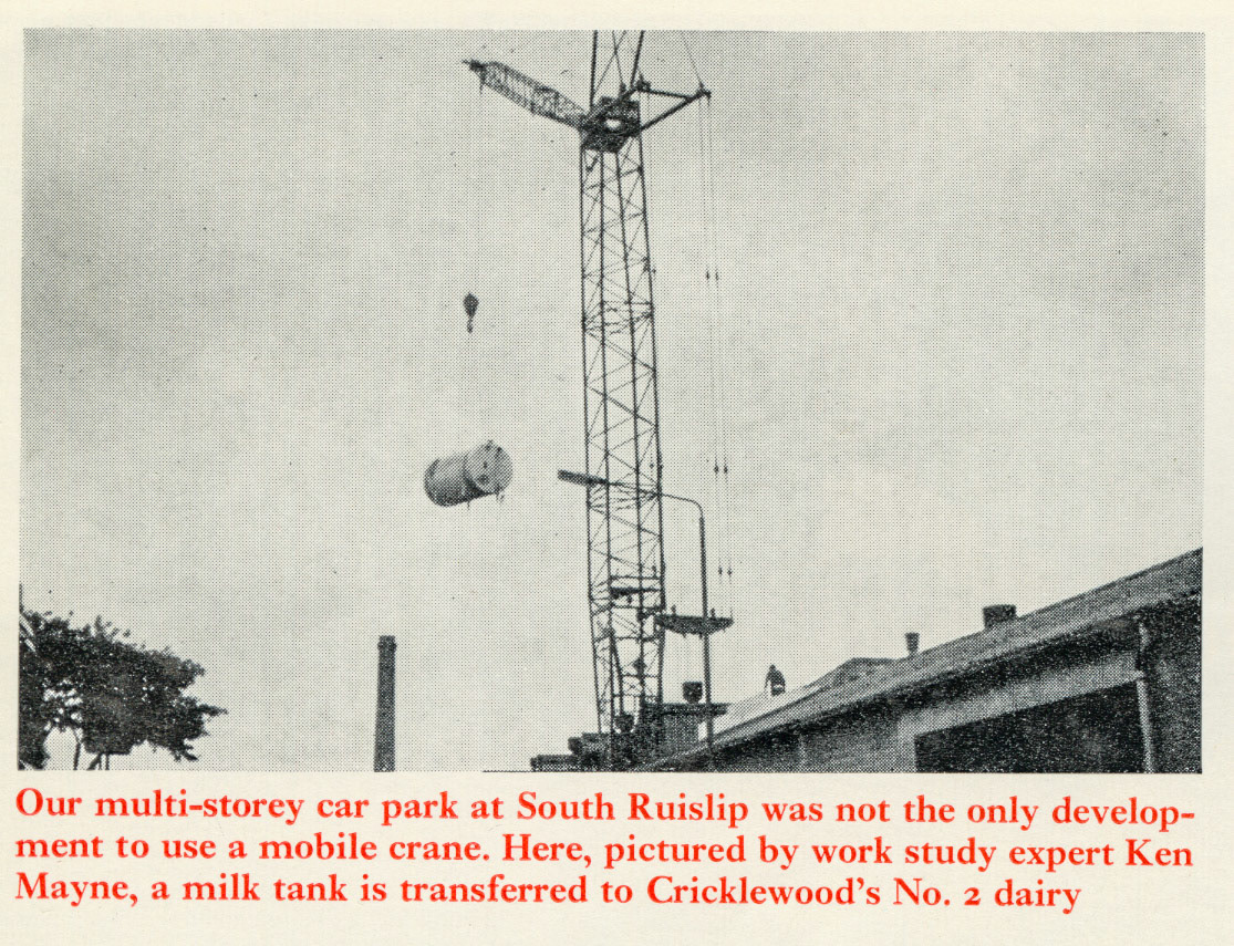 1972 South Ruislip Milk Tank transferred to Cricklewood