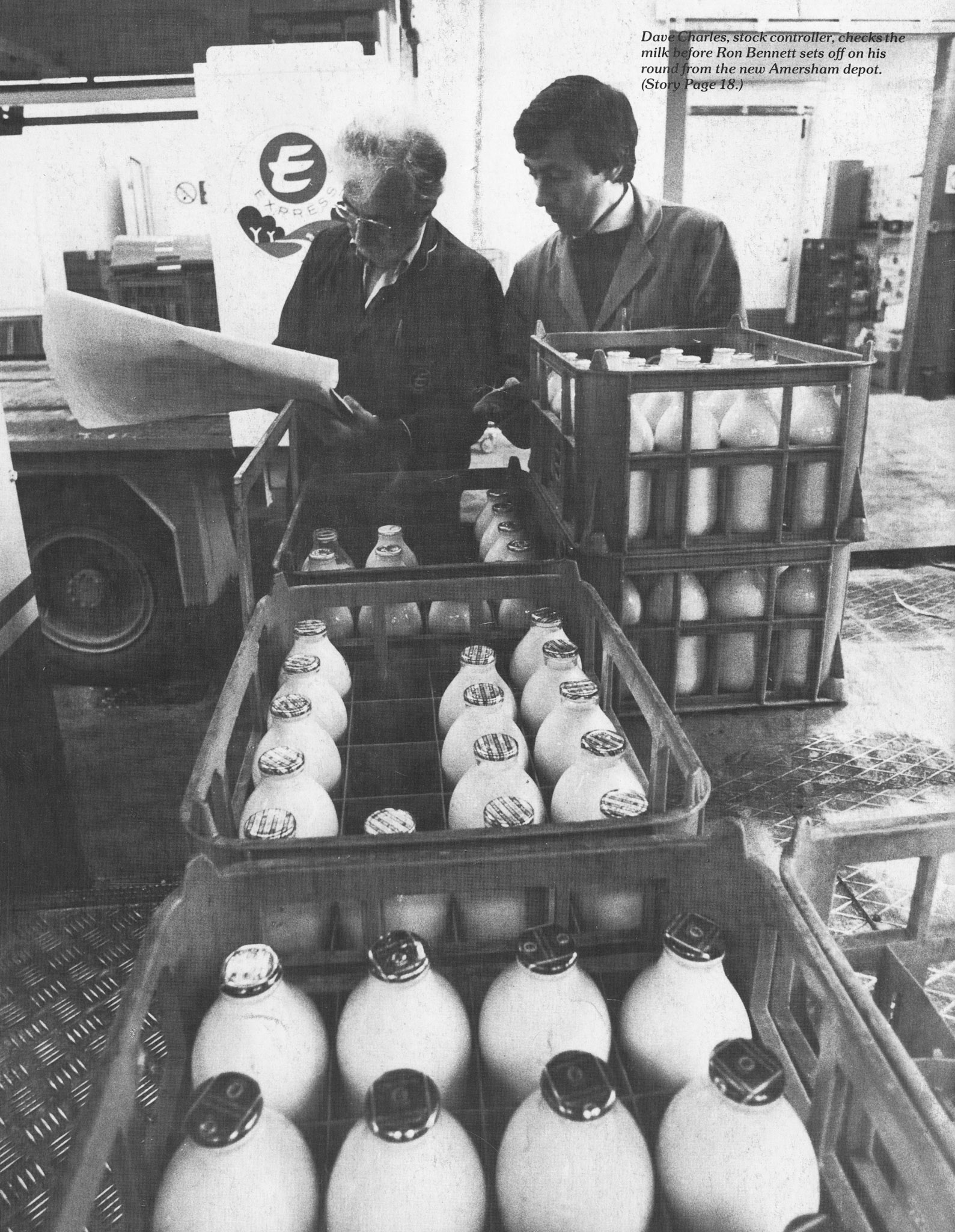 1984 Winter Express News Back Cover - new Amersham Depot