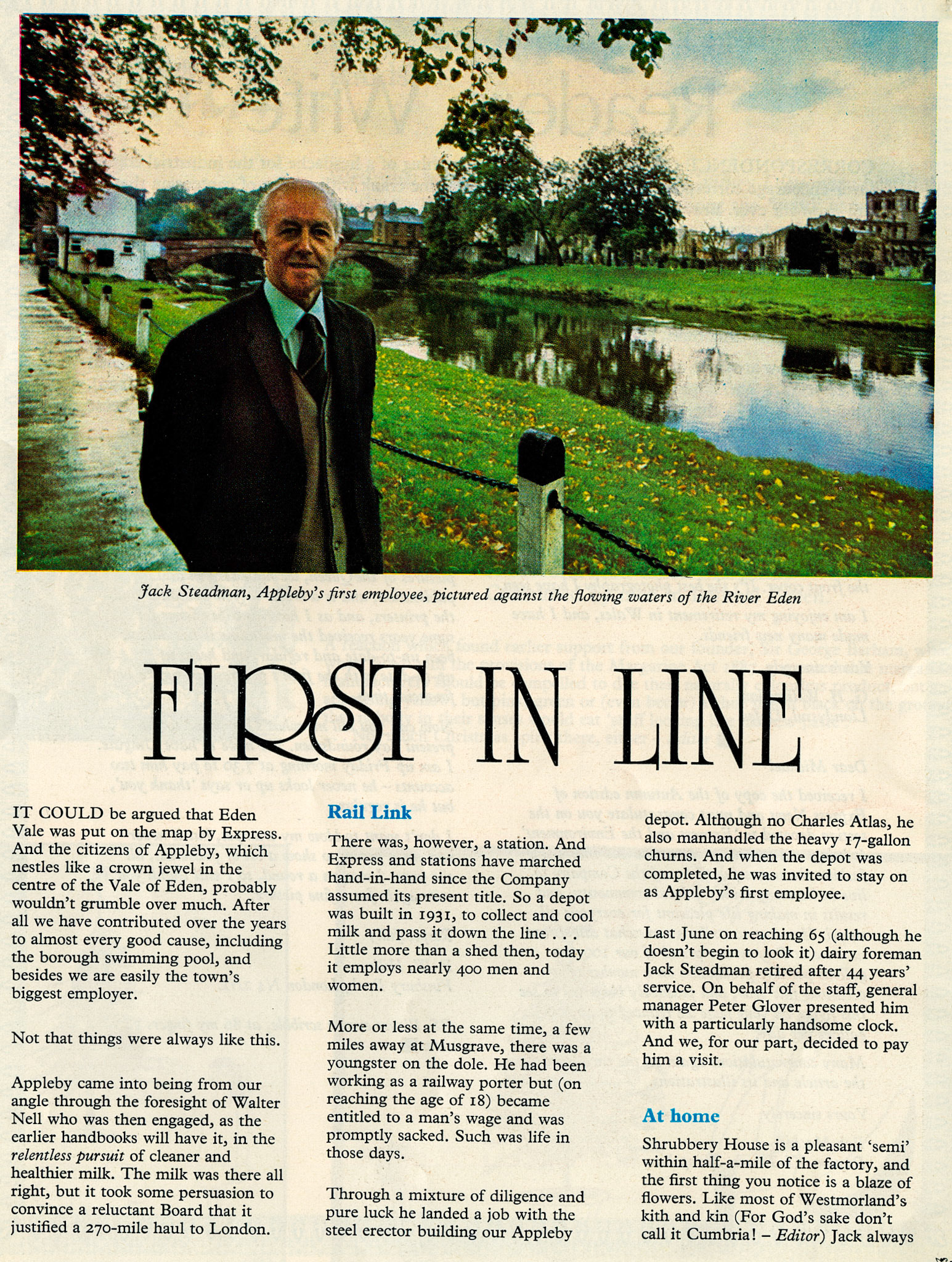 1975 - Appleby 'First in Line' from Express News
