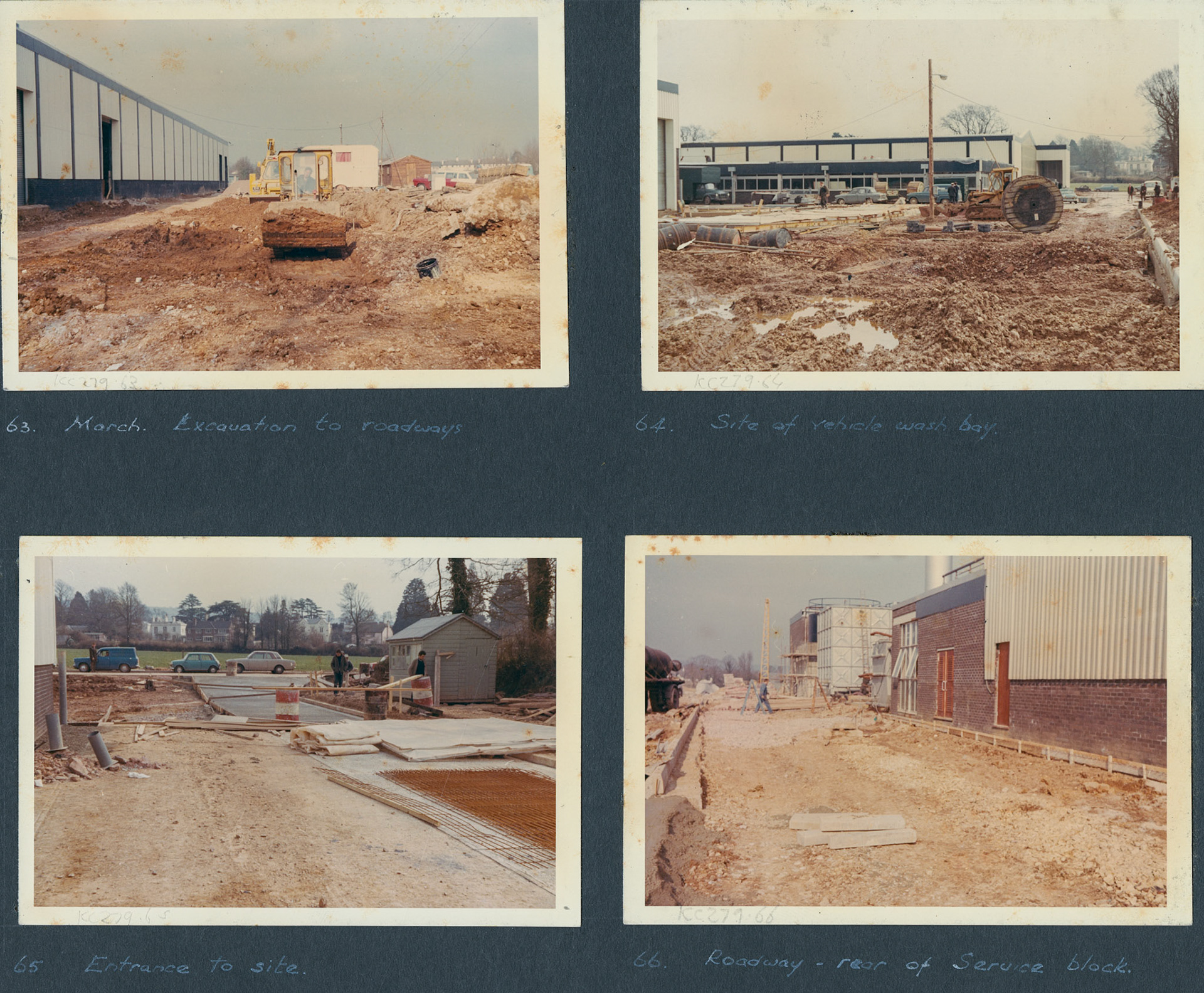 1968 A Photographic Record of the Construction of the Creamery (Courtesy Allhallows Museum, Honiton)