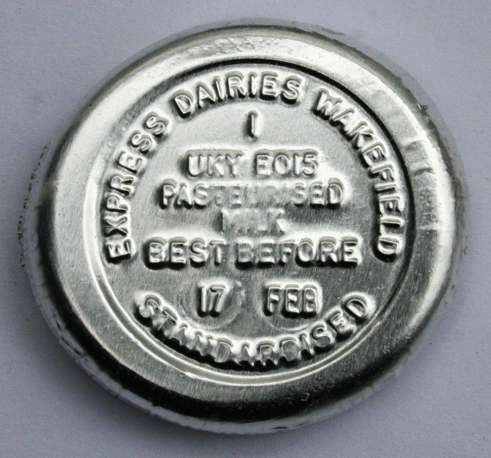 1990's Express Wakefield bottle cap (Courtesy Mark Hudson)