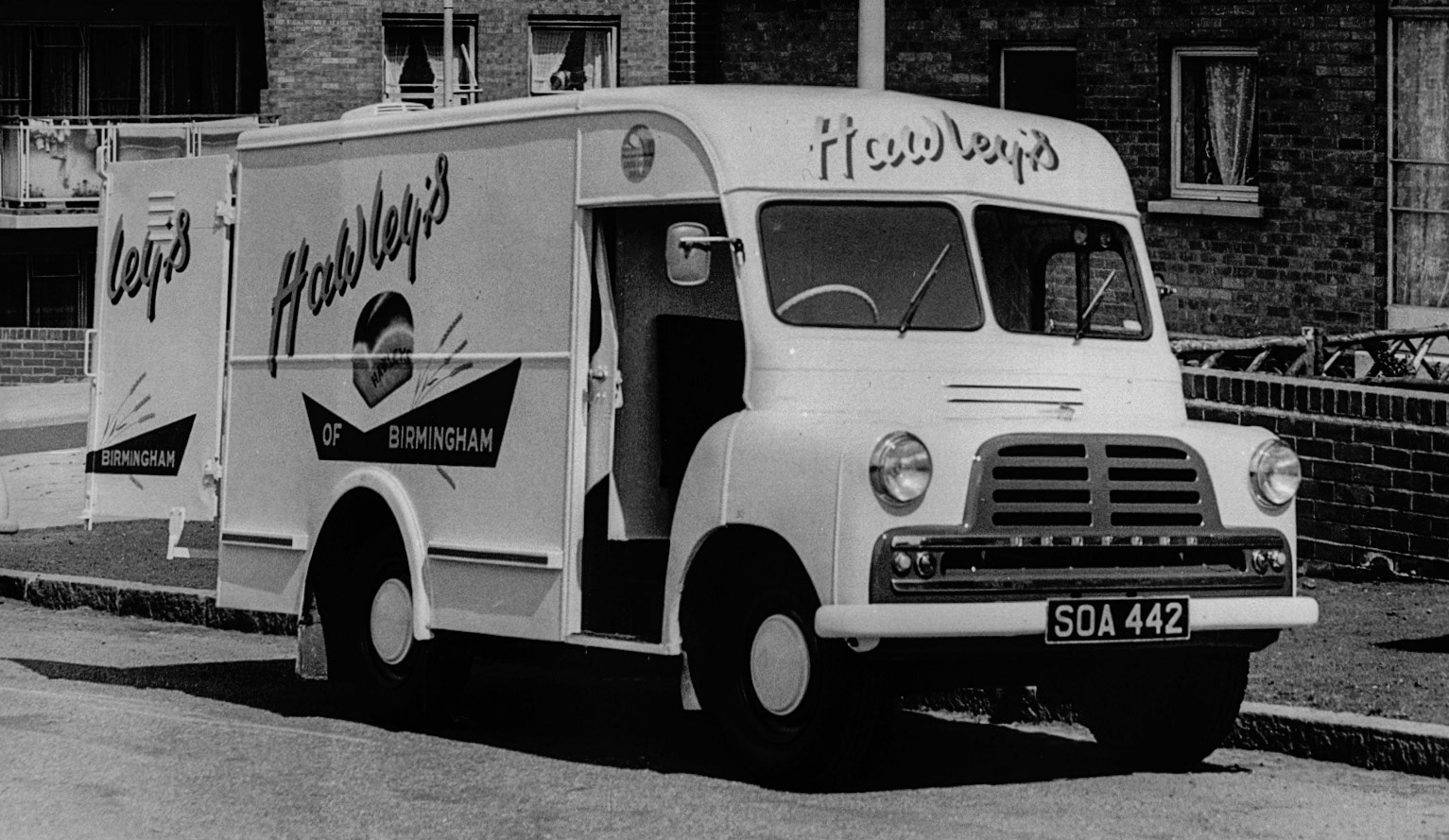 1950's Hawley's delivery van. (Courtesy Dave Fane)