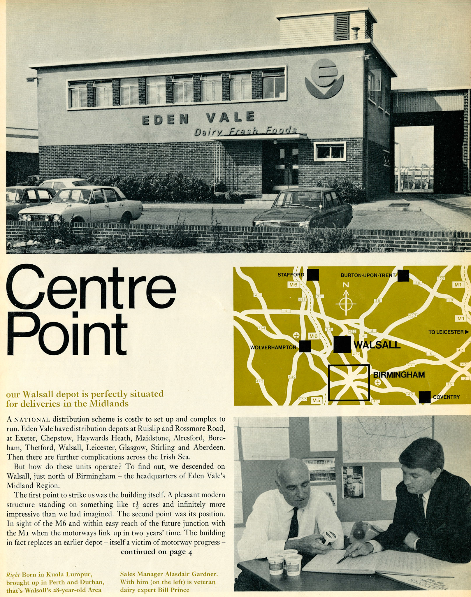 1969 Walsall - new Eden Vale depot