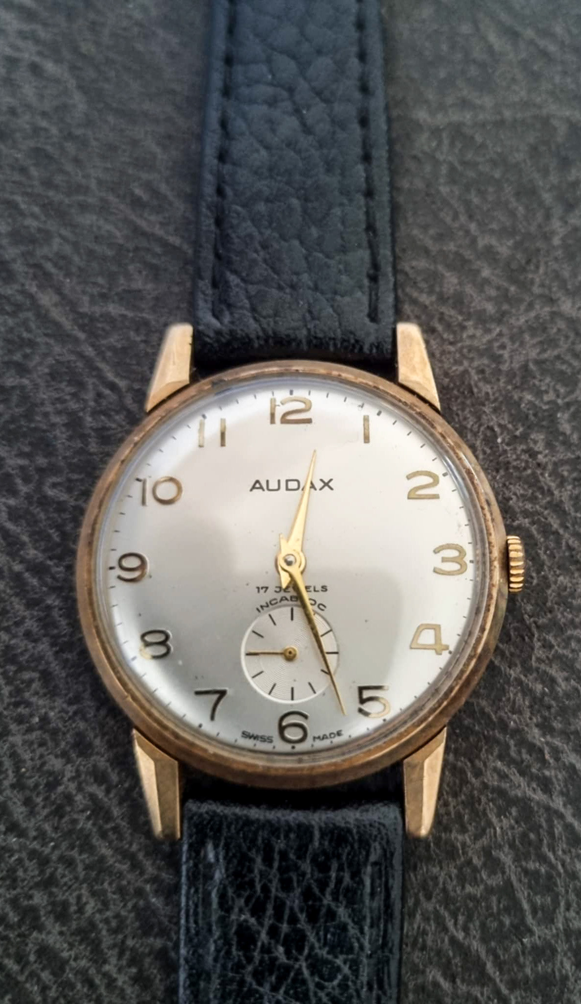 1971 watch presented to R.j. (Bob) Brownsell, tanker driver for 30 years service. (Courtesy Steve Toms)