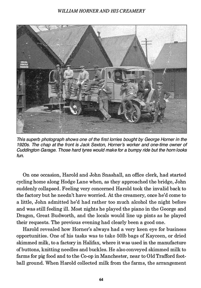 William Horner and his Creamery, Jill King