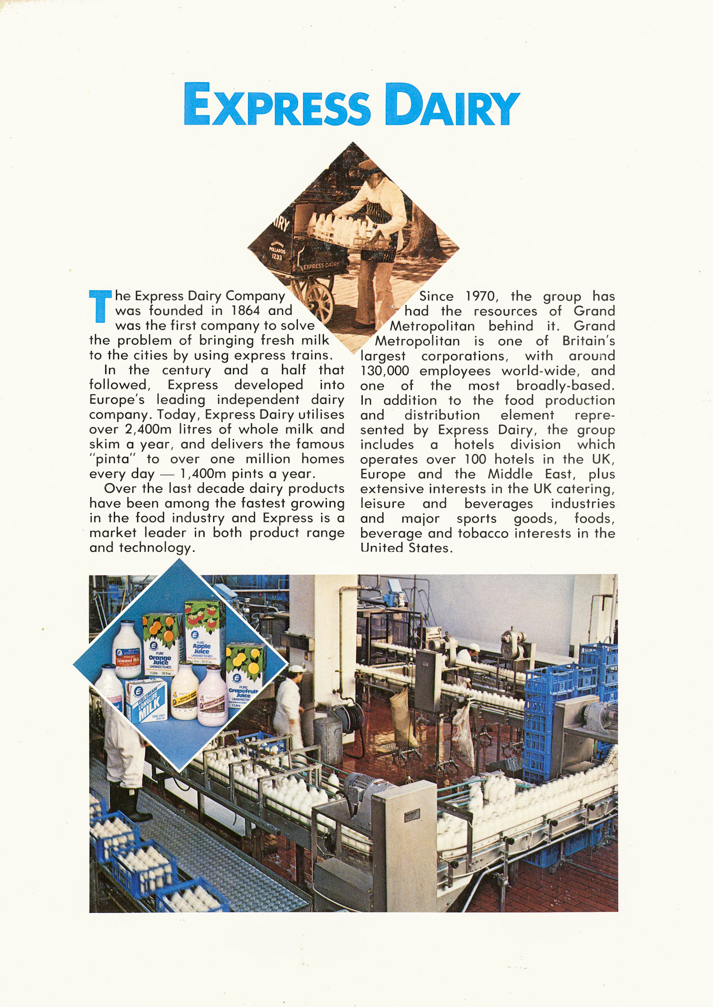 1980c Express Export Dept. brochure (Courtesy Paul Luke)