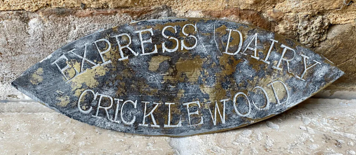 1900's ? Old plaque for sale by J Frances Antiques