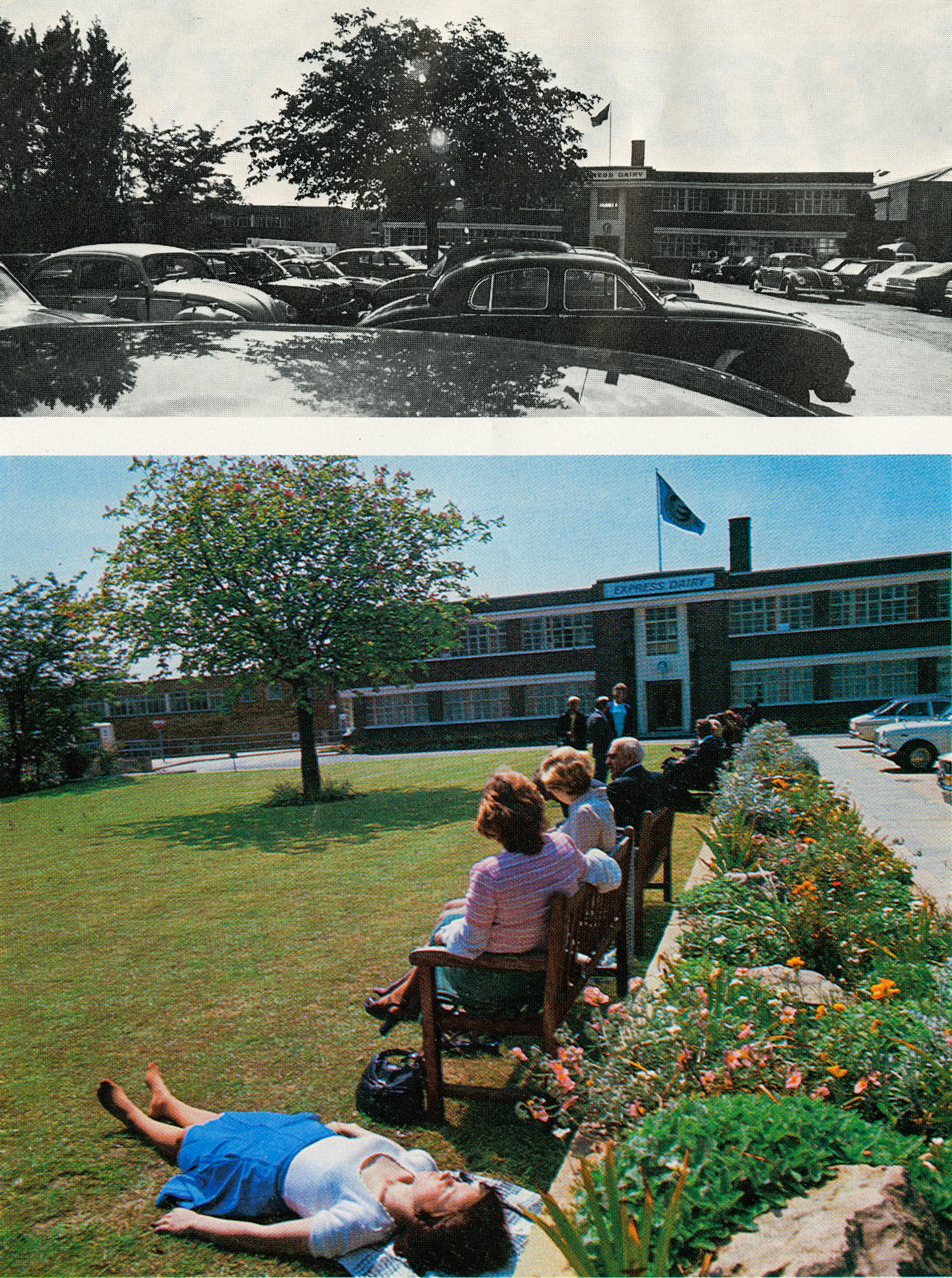 1972 South Ruislip garden replaced with a temporary car park