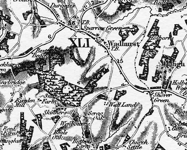 1825 Snape Farm Map