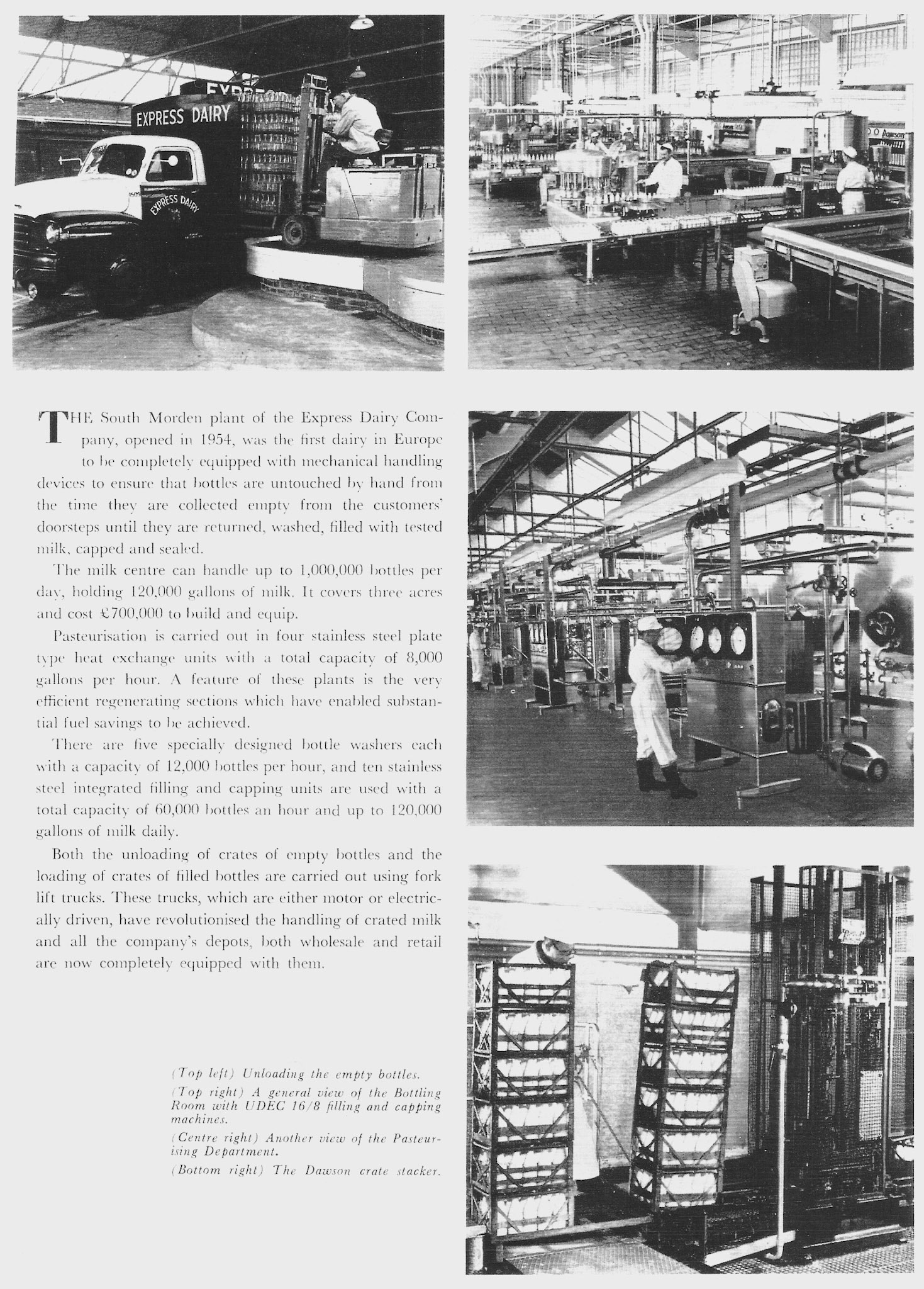 1950's Leaflet describing the operation of South Morden Processing, opened in 1954 (Courtesy Paul Luke)