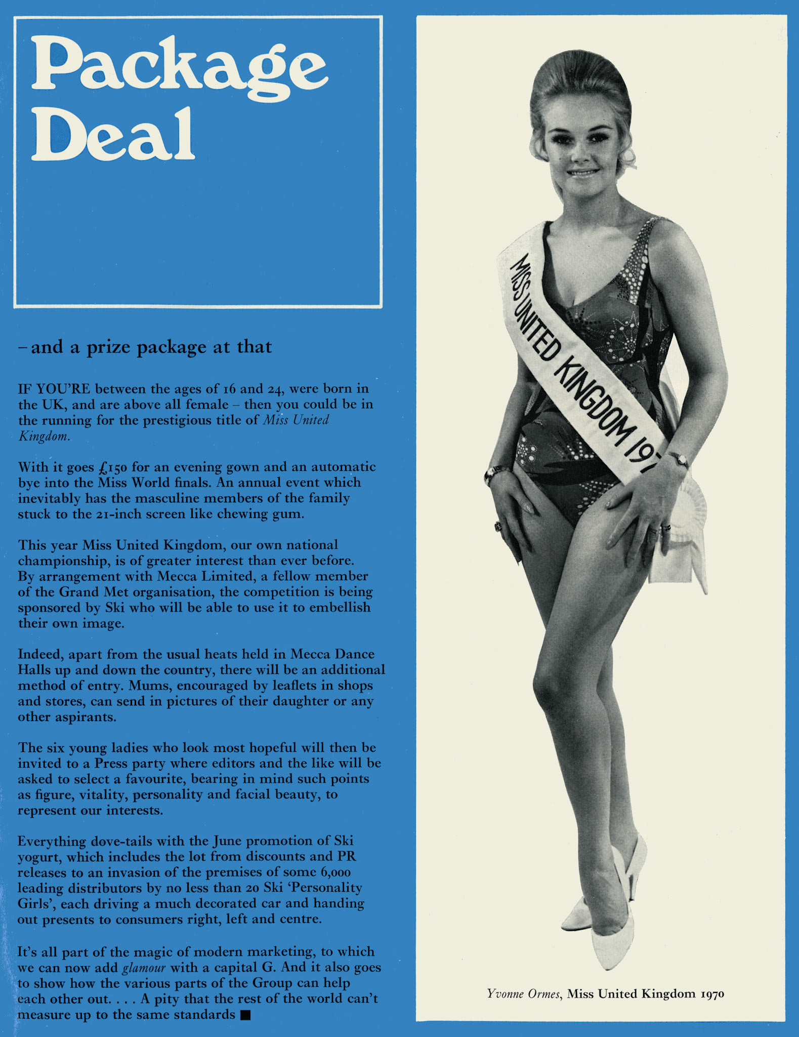 1971 Seems this was the thing if you were female aged 16-24!  (Express News Summer)