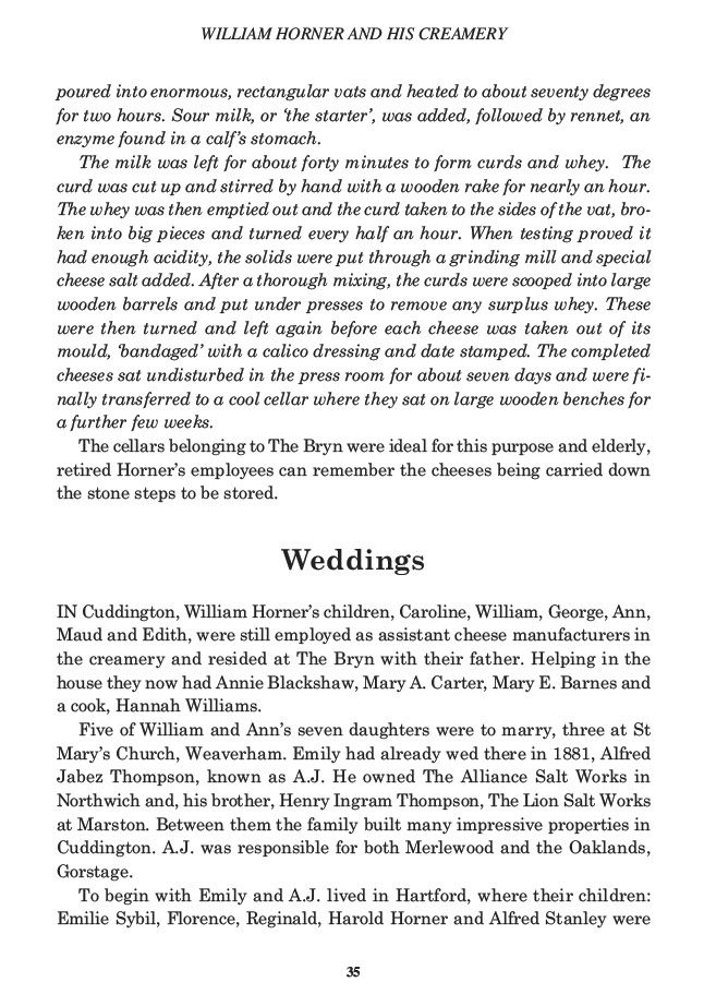 William Horner and his Creamery, Jill King