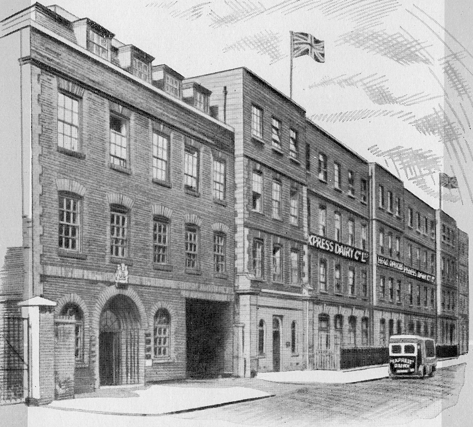 Tavistock Place, from 1955 South Morden Official Opening Brochure (Courtesy Paul Luke)