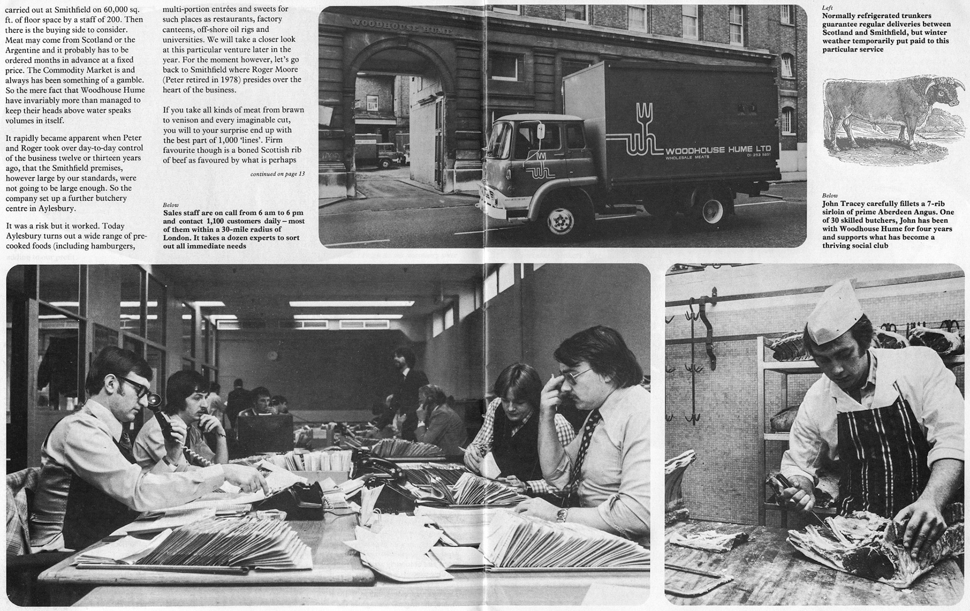 1979 Woodhouse Hume's operations