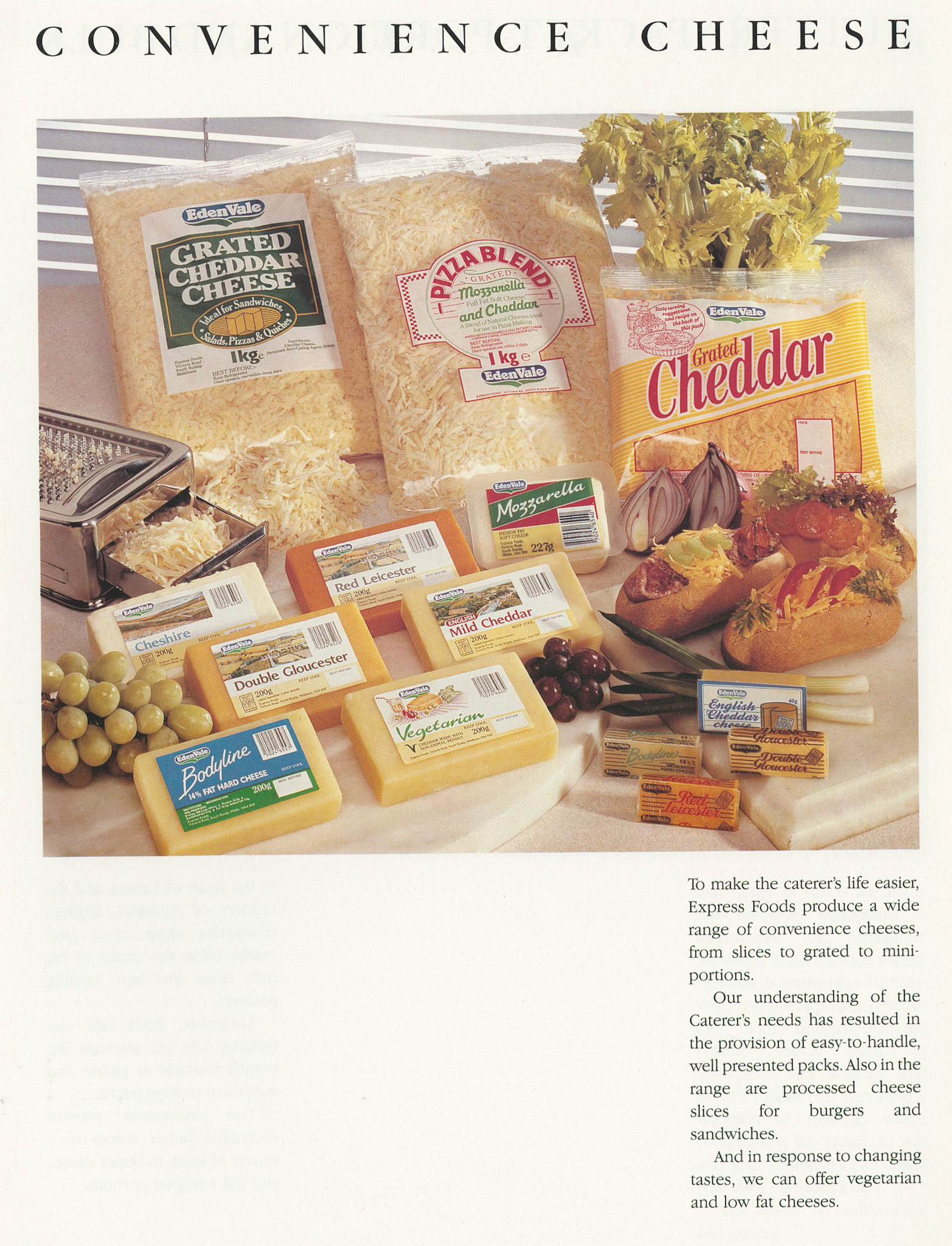 1993 'Quality Foods from Express' brochure, announcing Express Foods Radial Ltd. (Courtesy Paul Luke)