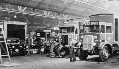 1930's ? Vehicle Workshop (Courtesy Richard Gaylard)