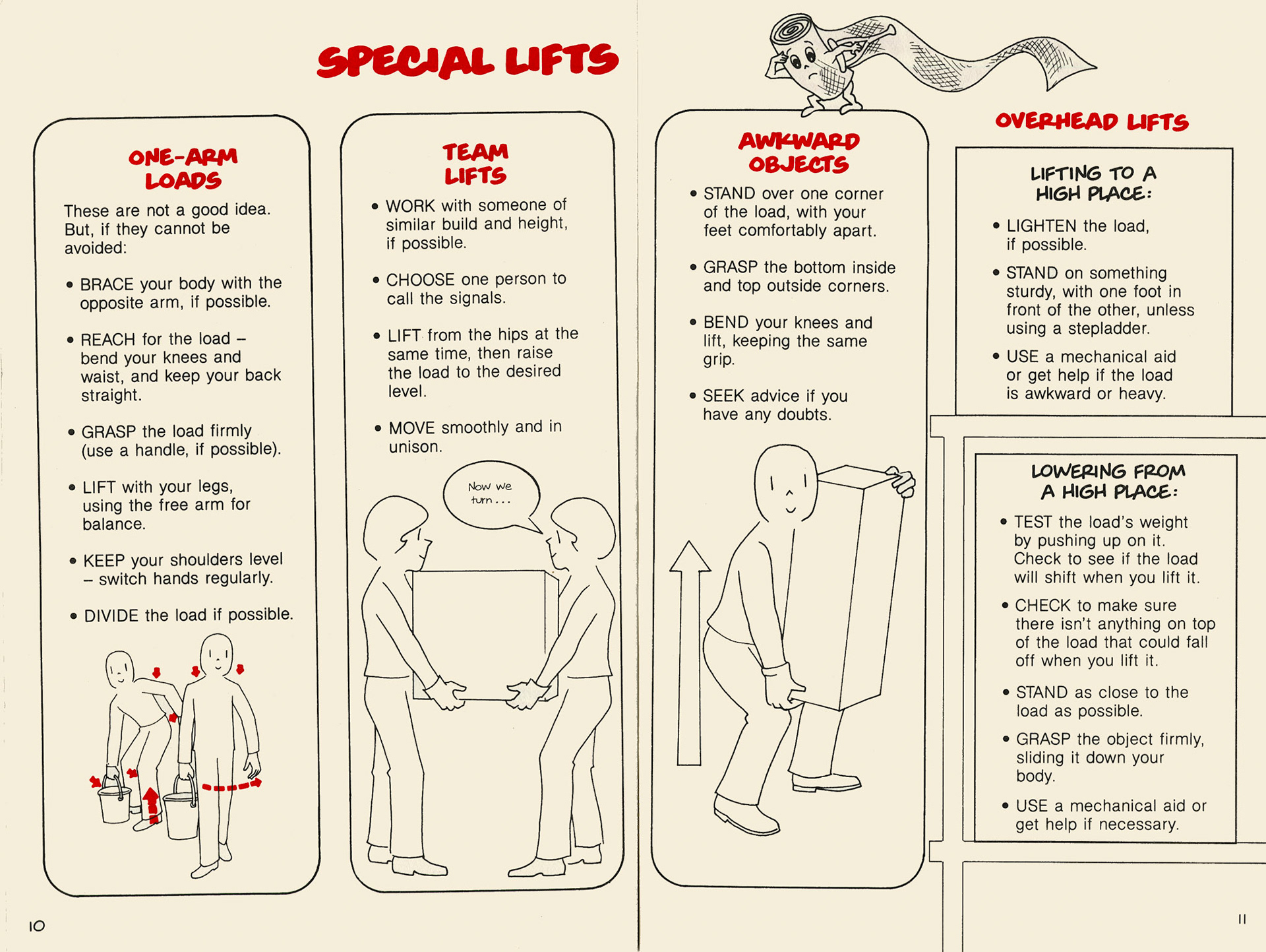 1997 Express/ Dale Farm 'Safe Manual Handling' booklet
