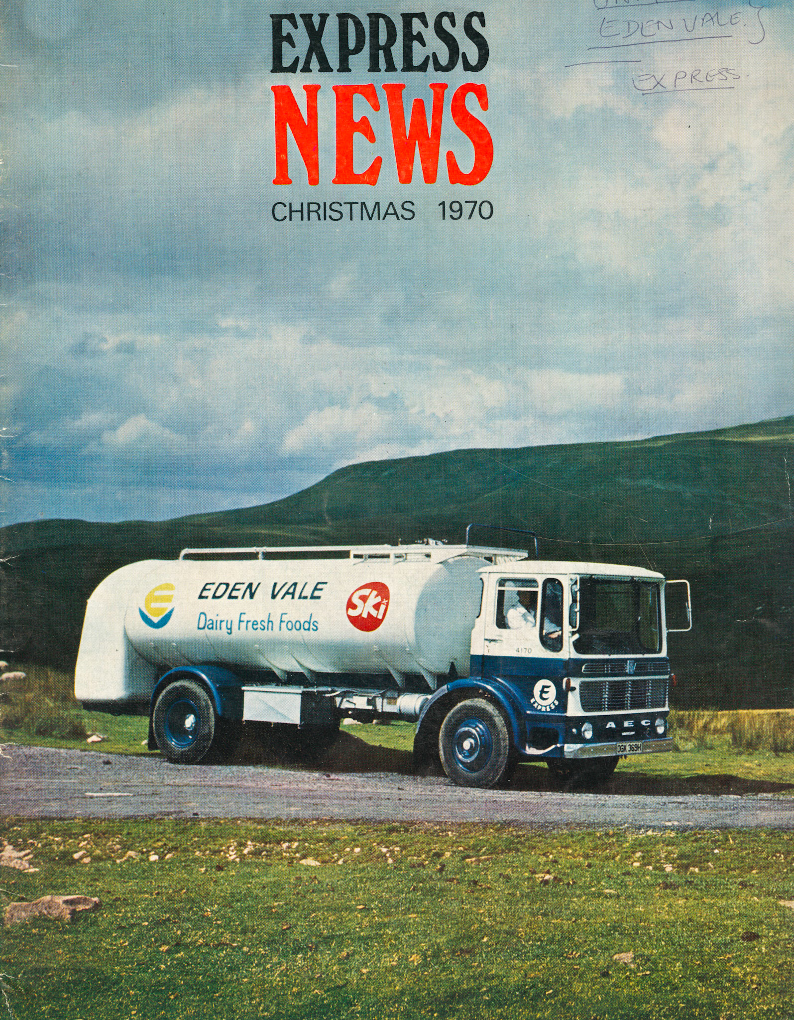 1970 Eden Vale Tanker in the Fells of Westmorland