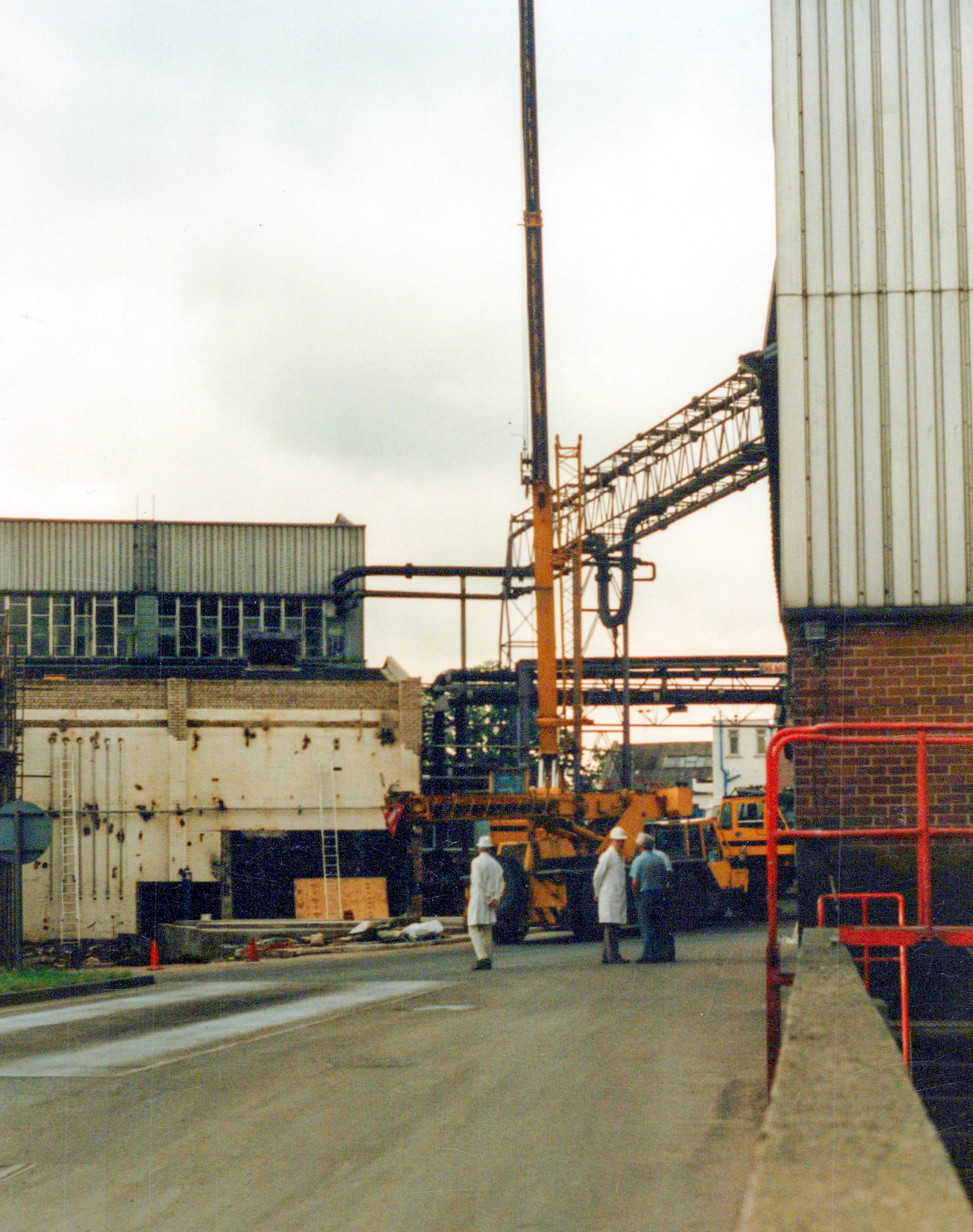 1980's Appleby Spray Drier Installation. (Courtesy David Atkinson)