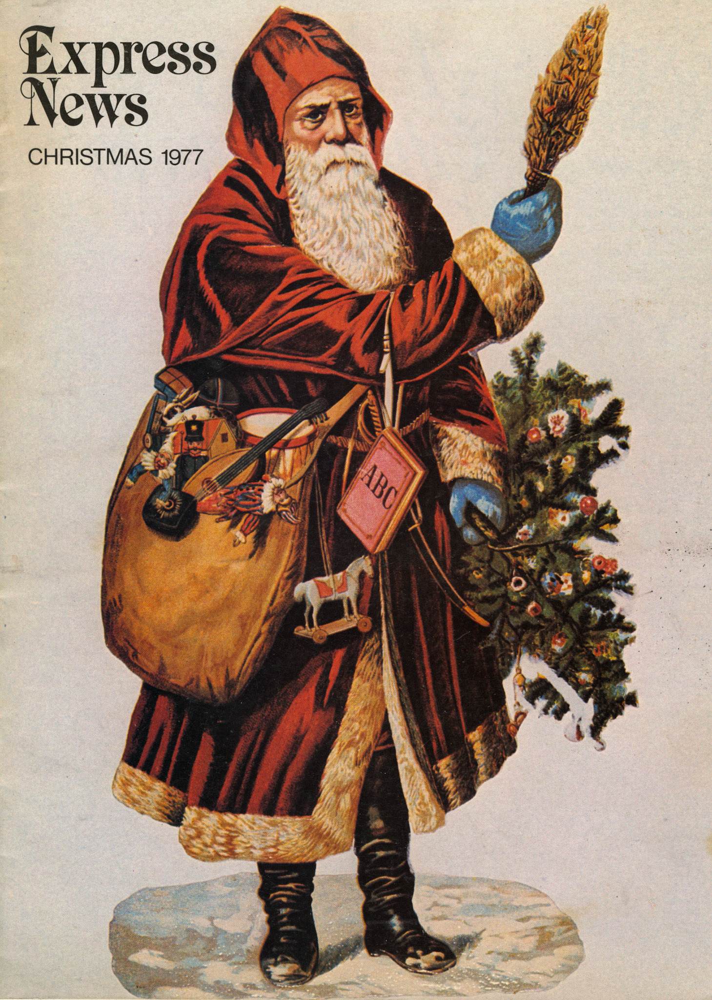 1977 Father Christmas 1880's style from the Mary Evans Picture Library, Blackheath