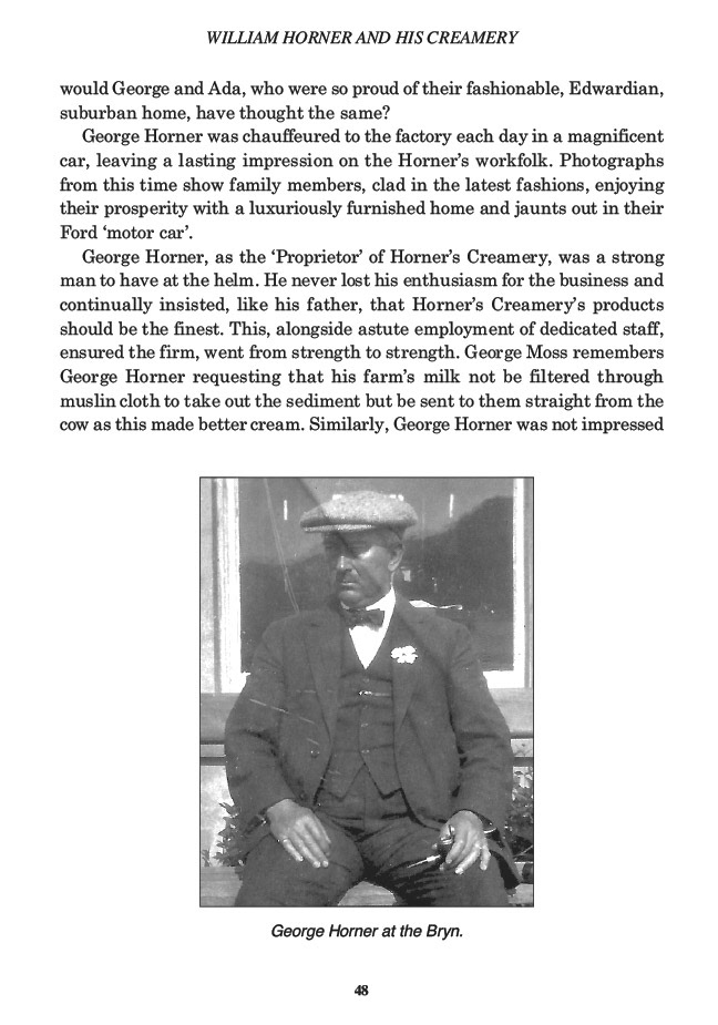 William Horner and his Creamery, Jill King