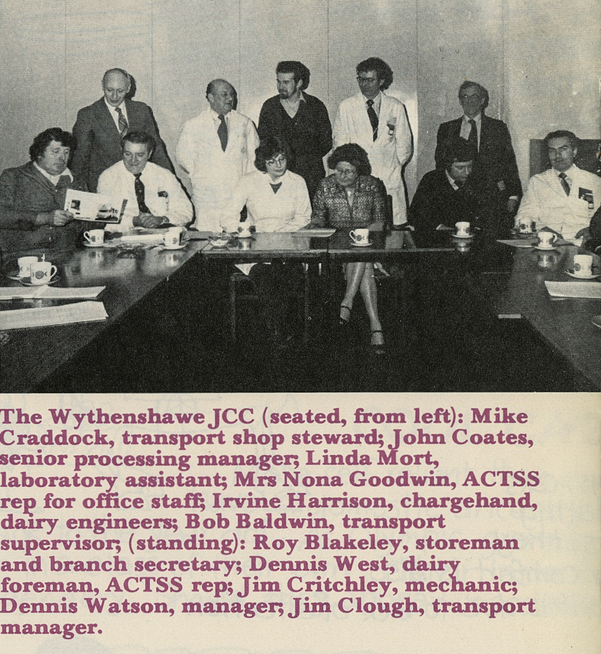 1980 Wythenshawe Joint Consultative Committee