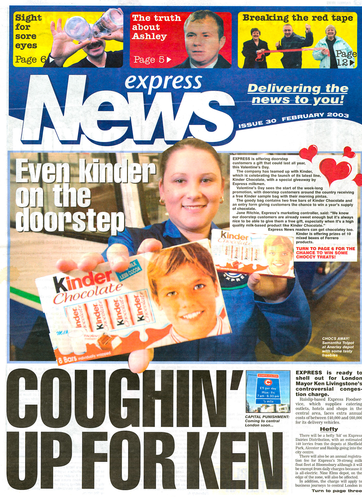 2003 February-Express News Front Cover (Courtesy Paul Luke)