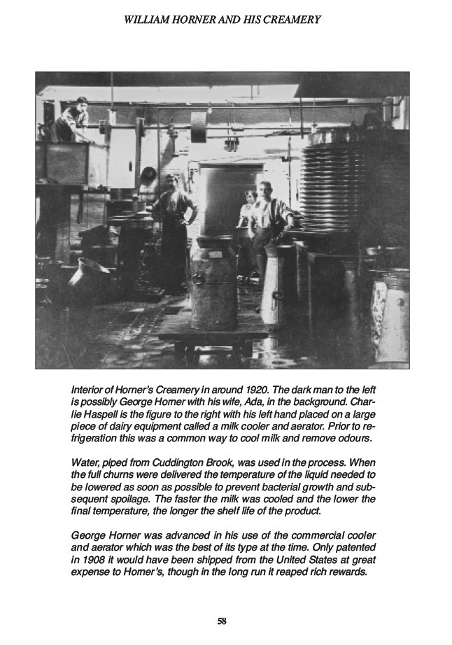 William Horner and his Creamery, Jill King