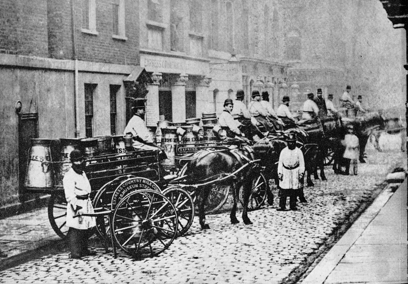 1890's? Express Journey (Book) 1964-Express Country Milk Supply Co. (Museum Street, Bloomsbury)