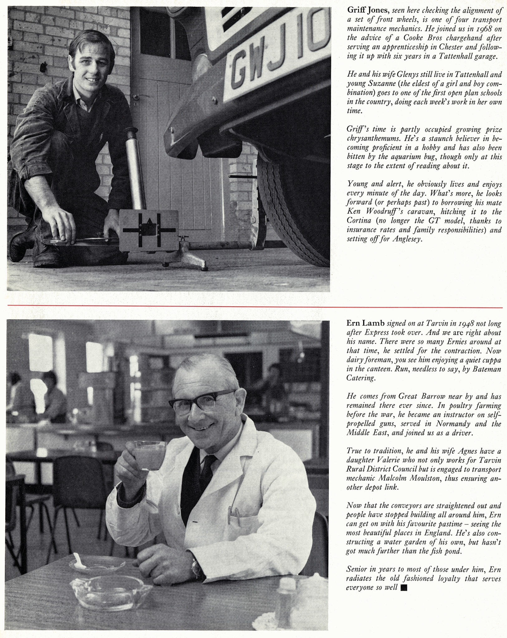 1971 In depth article about Pool Bank Dairy, Tarvin (Courtesy Doreen Williams)