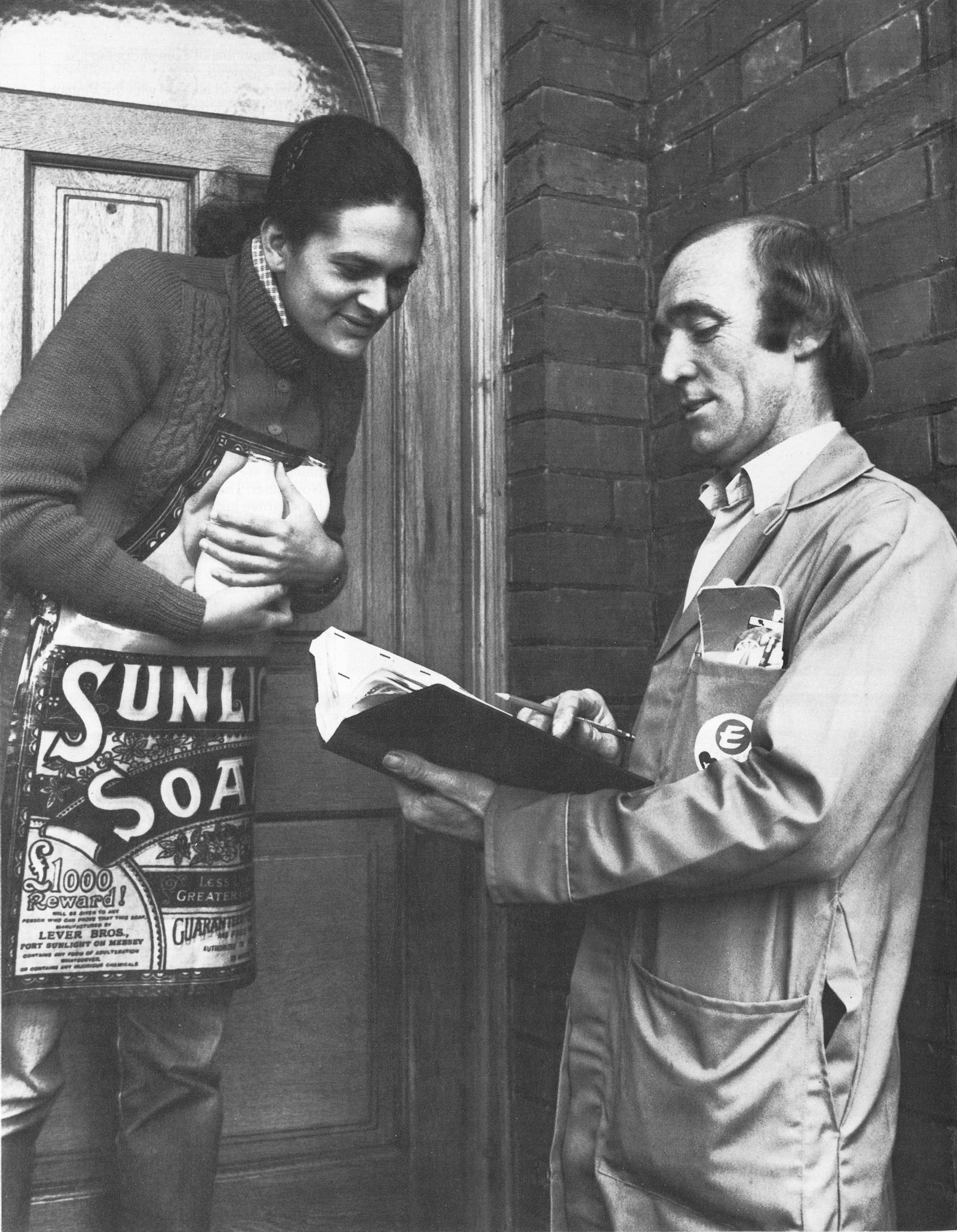 1984 Suggested doorstep discussion to promote low-fat milks (Expresss News Winter)