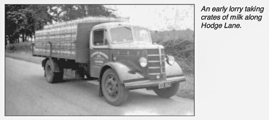 Norman Waters comments that this is a Bedford lorry. He also says that " I remember it well.going there with milk then with Yogmix from Minsterley" Picture  from 'William Horner and His Creamery' by Jill King 2012