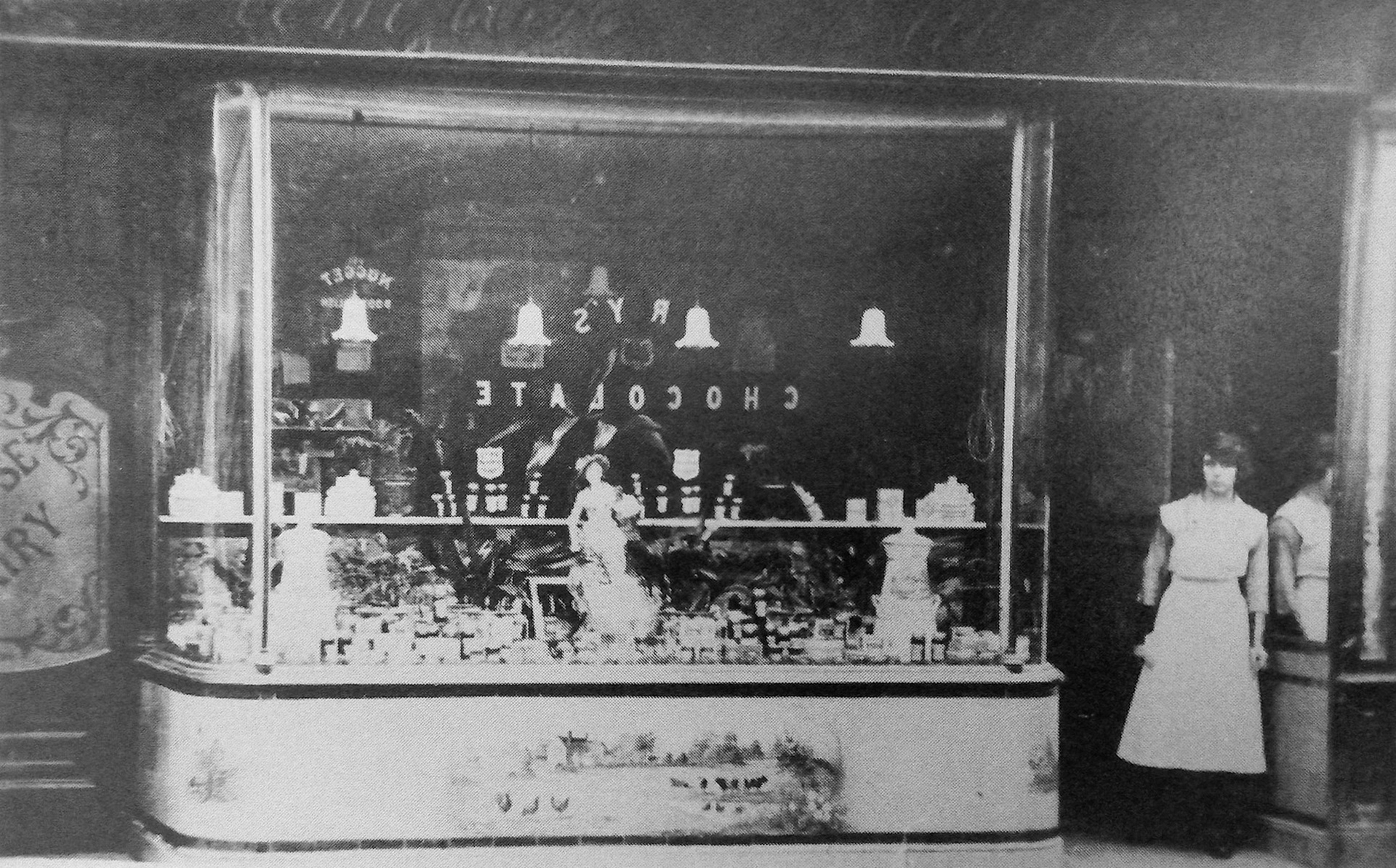 1910's? The Primrose Dairy in King Street, later to become the Primrose and Len Dairy in Maidstone. From a picture in "Old Maidstone, Volume 2." (Courtesy Robert Church, More Memories Of Maidstone FB Group)