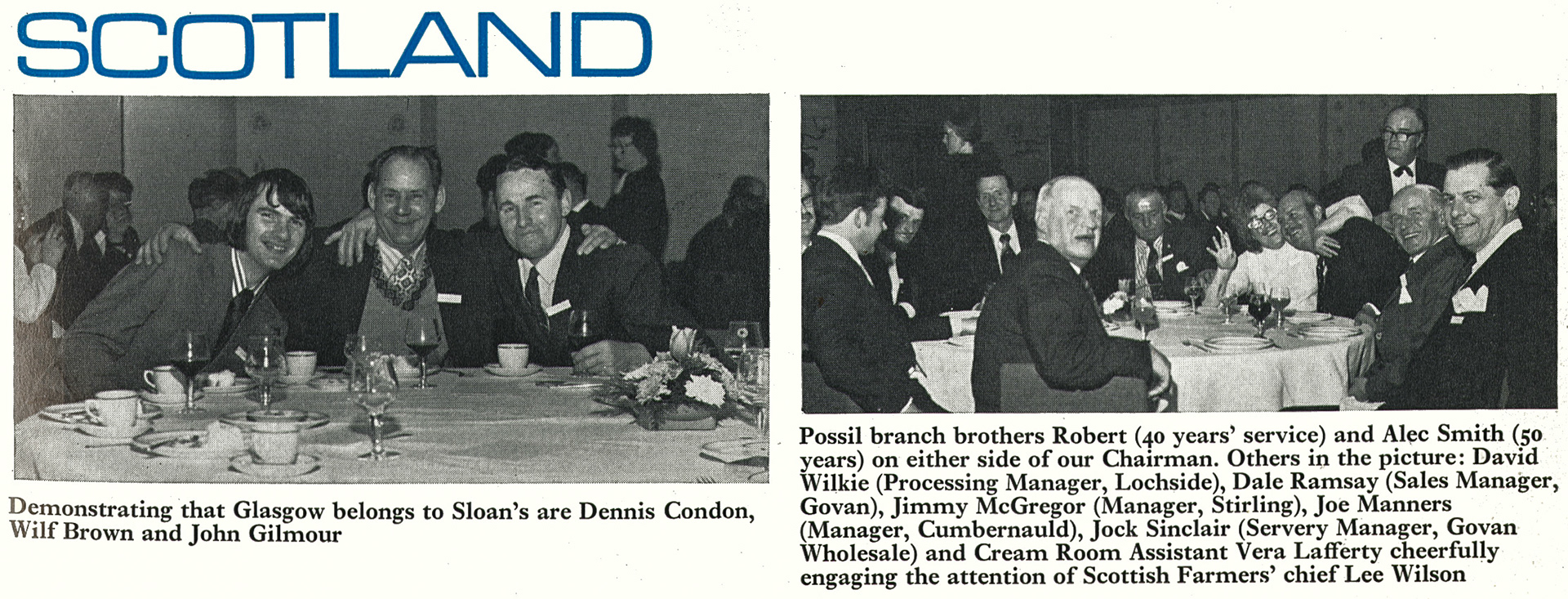 1973 Scotland's award winners. (Express News Autumn)