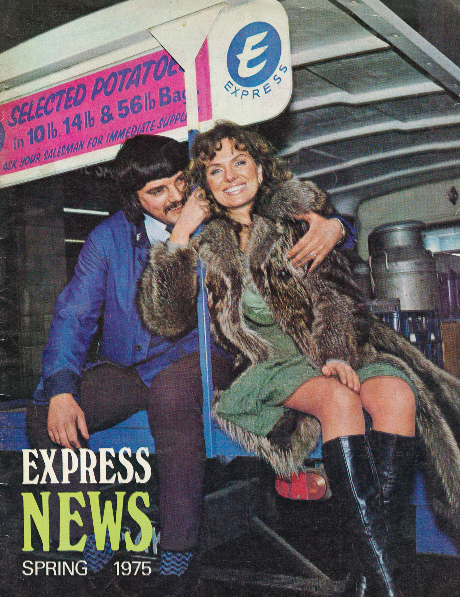 1975 Julie Ege (The Amorous Milkman star), Clayton Retail, Bradfprd