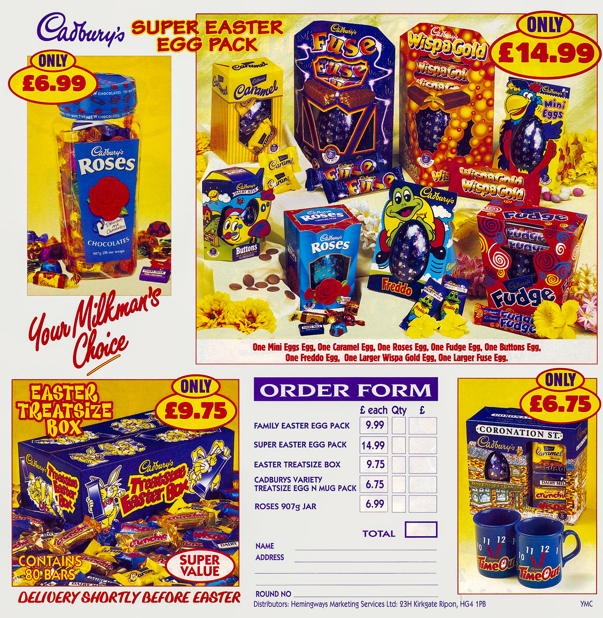 1998 Easter promotion leaflet (Courtesy Paul Luke)