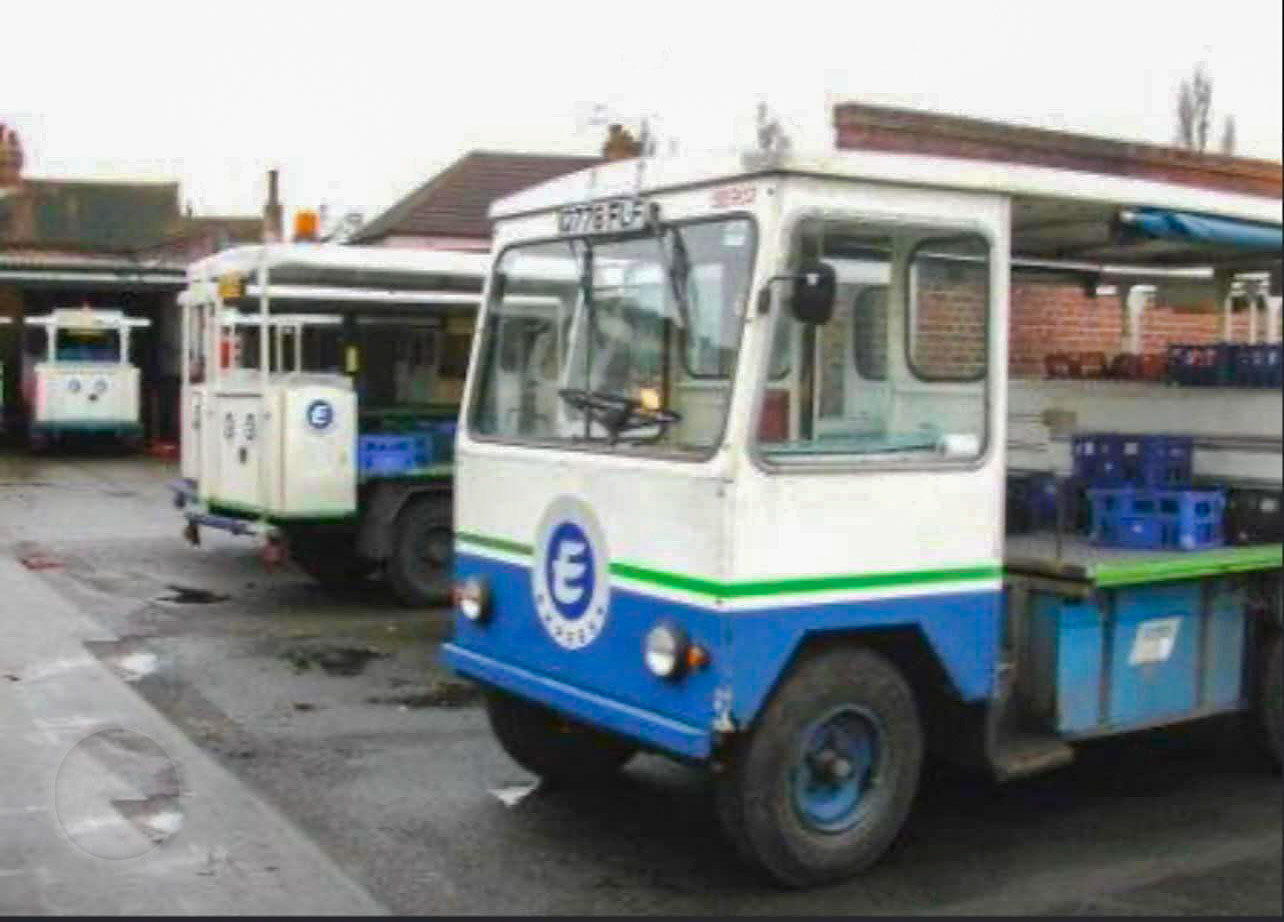 A1 Dairies, Whetstone. Gary Page comments "Great memories working there as the site engineer repairing the floats, could even see my old workshop in the corner." (Courtesy Paul Simm)