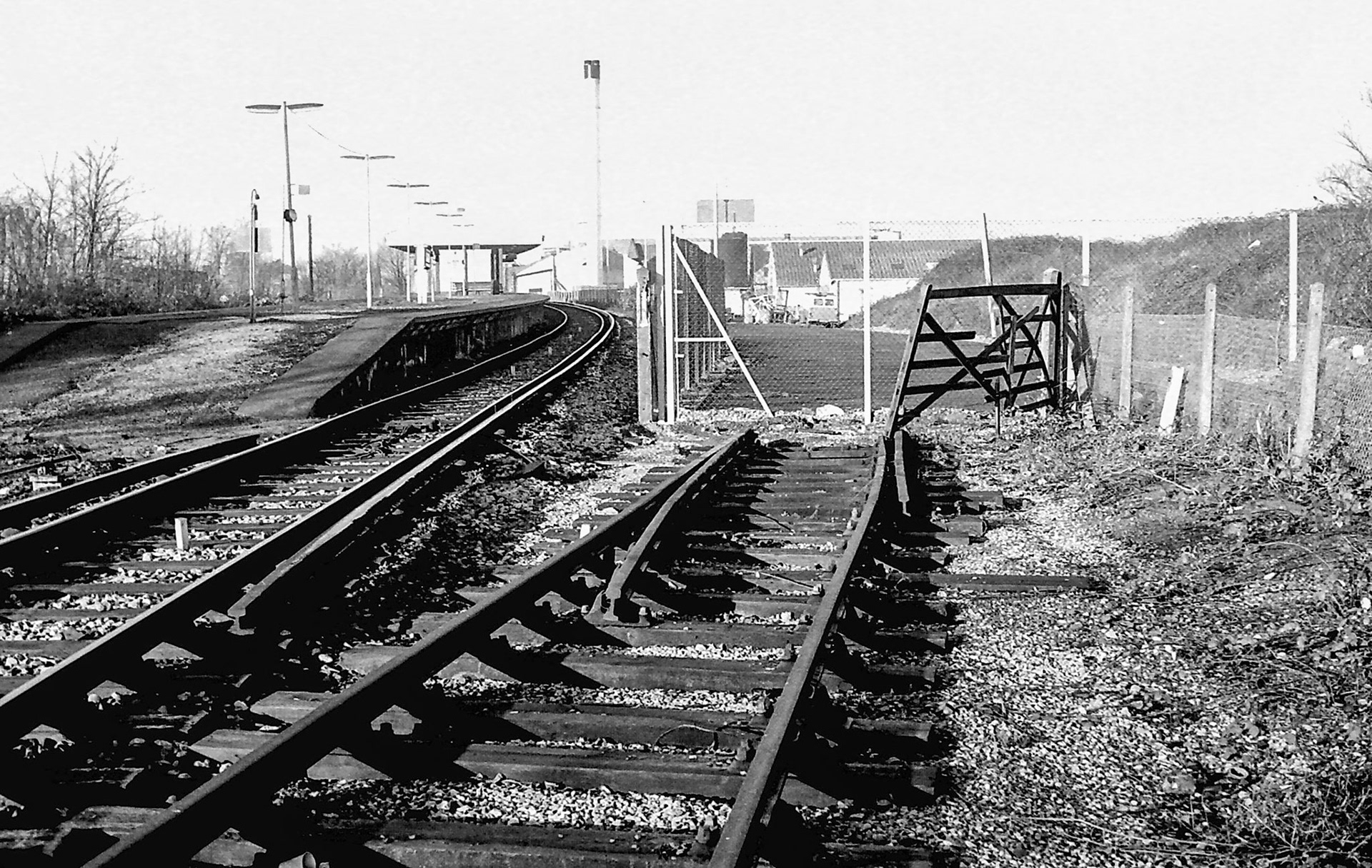 1979 South Morden rail siding and track removal. (Photographer Sam Jones)