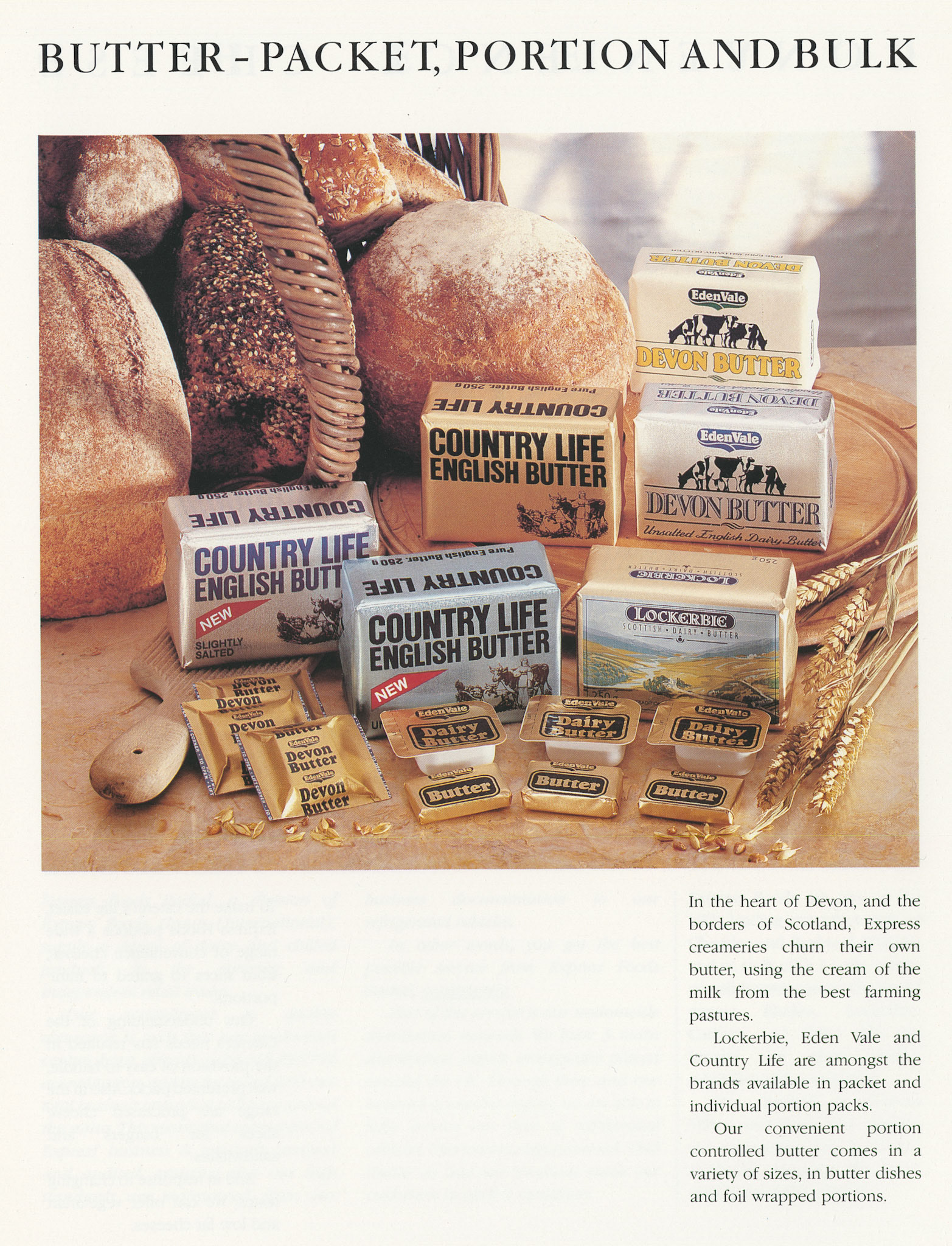 1993 'Quality Foods from Express' brochure, announcing Express Foods Radial Ltd. (Courtesy Paul Luke)