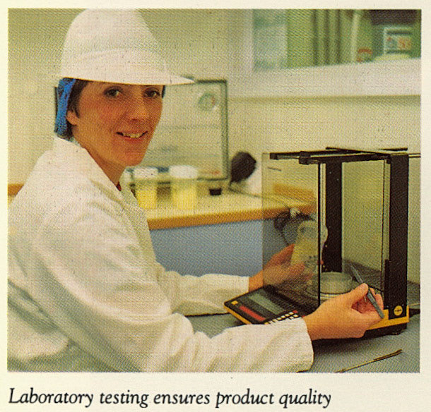 1992 Margaret Davies, later Lloyd, at Malpas, from The Cheesse Company Brochure