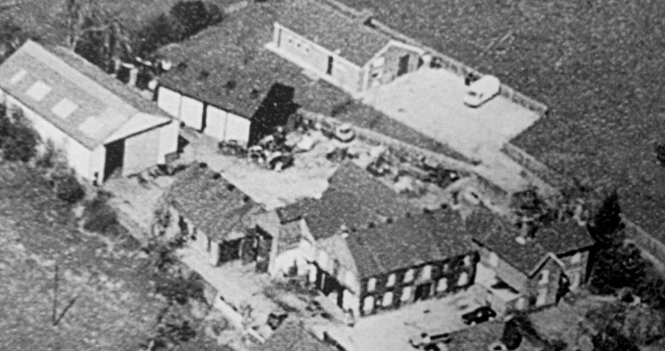 1960's? Brailsford from the air. (Courtesy Alan Salt)